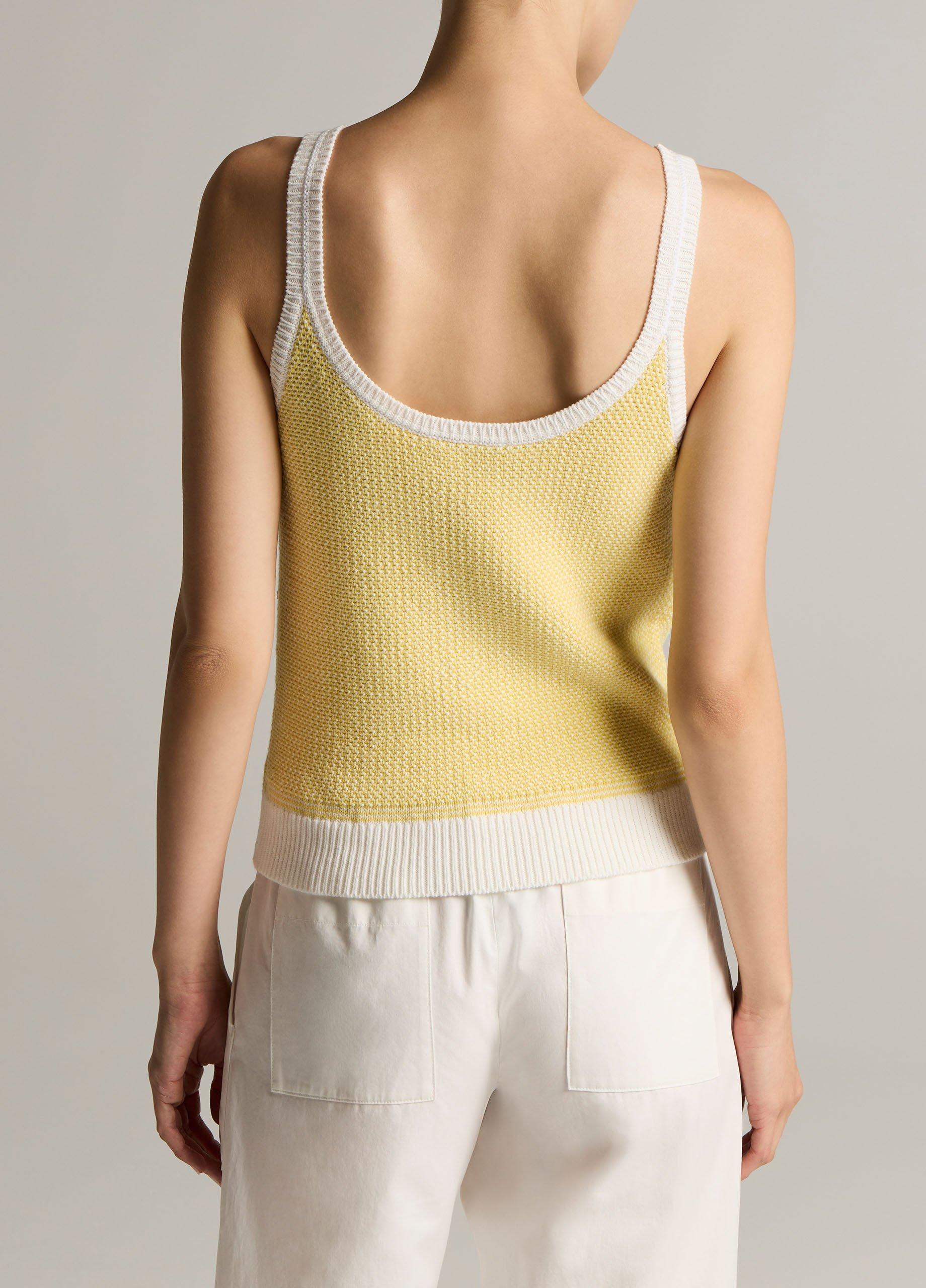 Birdseye Cotton Pocket Tank image number 2