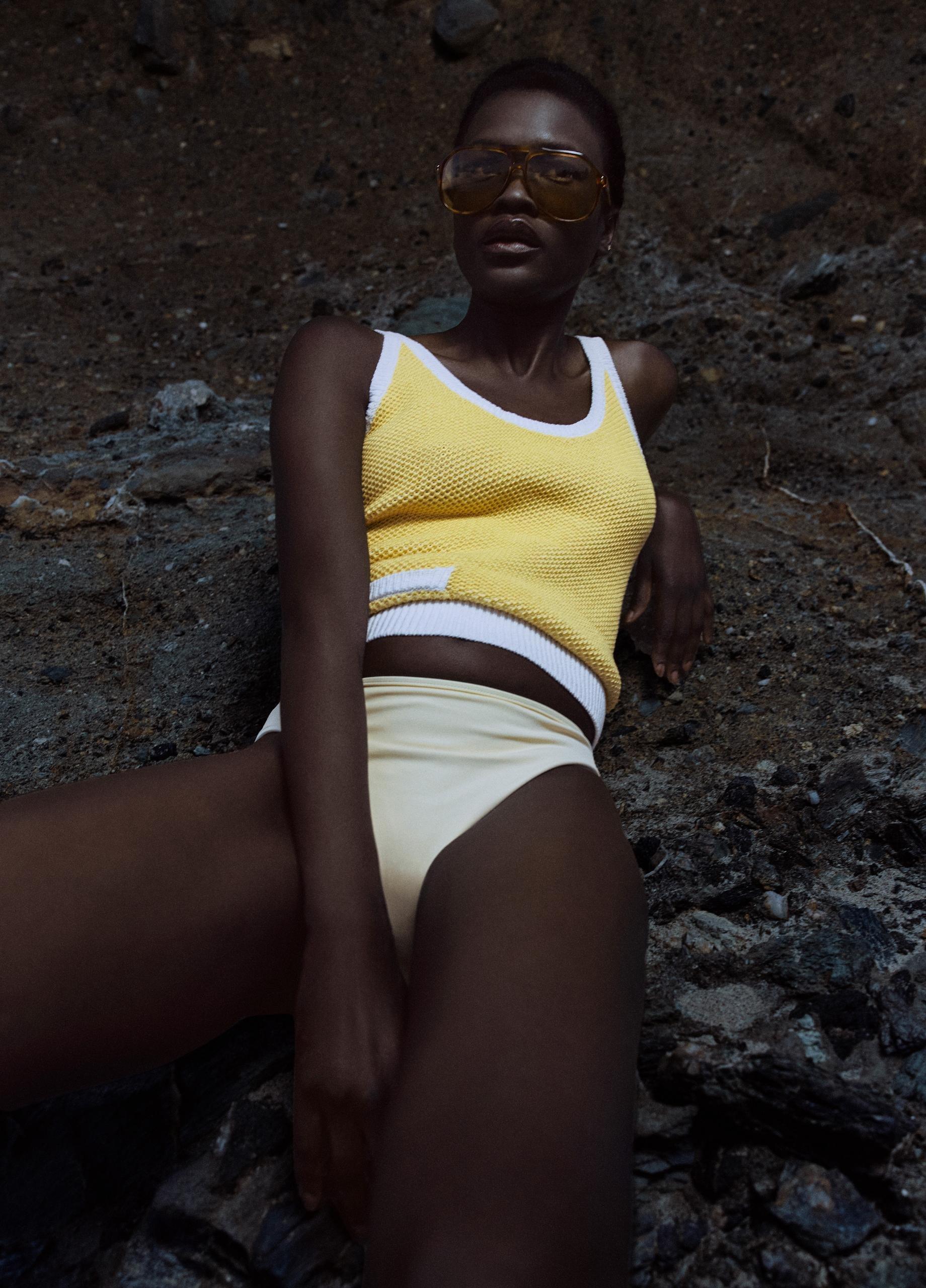 Birdseye Cotton Pocket Tank image number 4