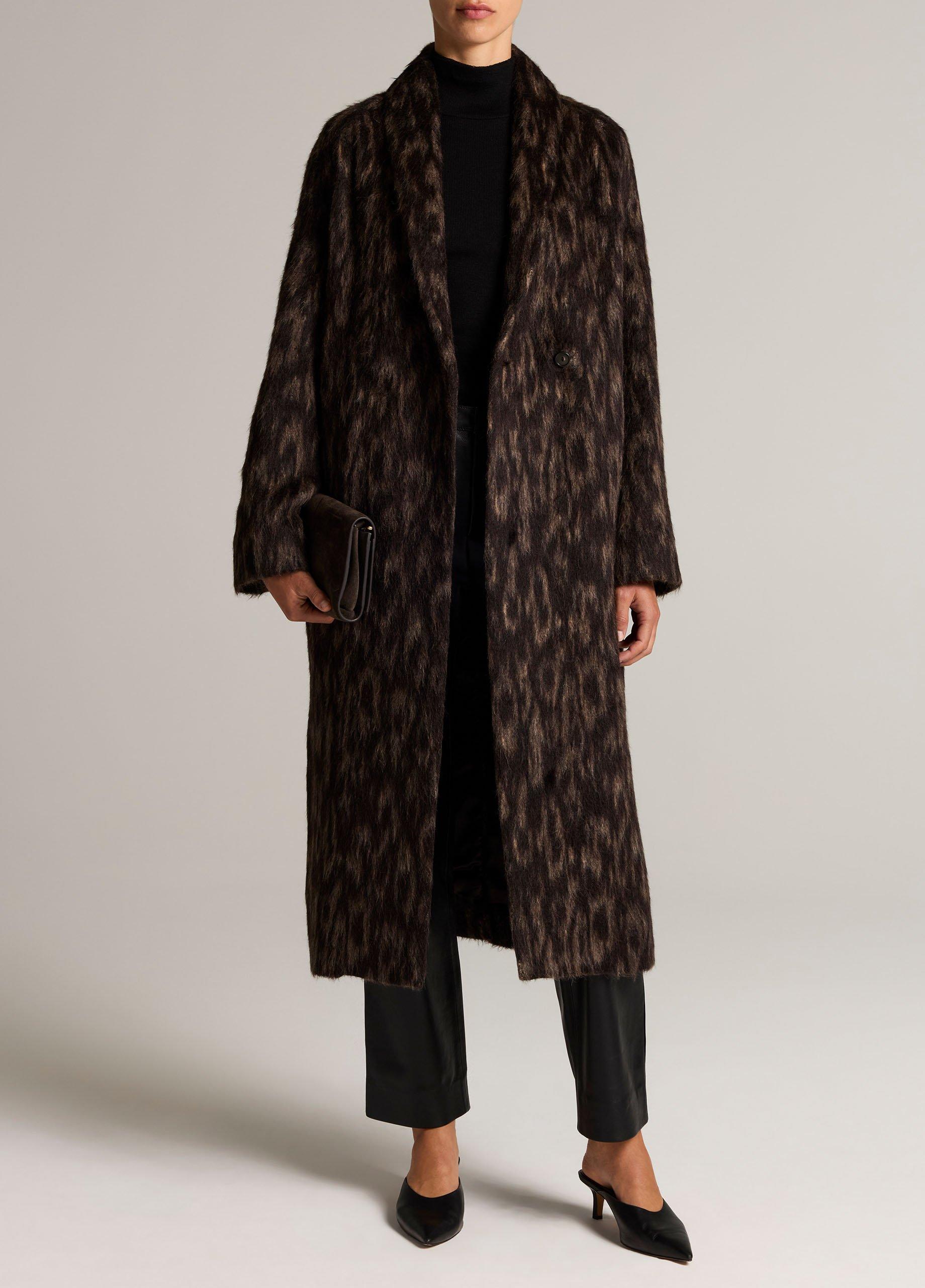 Spotted Virgin Wool-Blend Coat image number 0