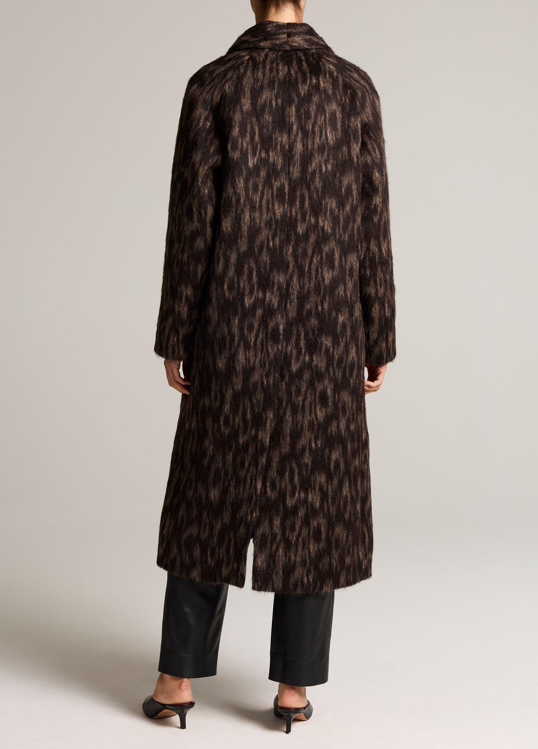 Spotted Virgin Wool-Blend Coat image number 2