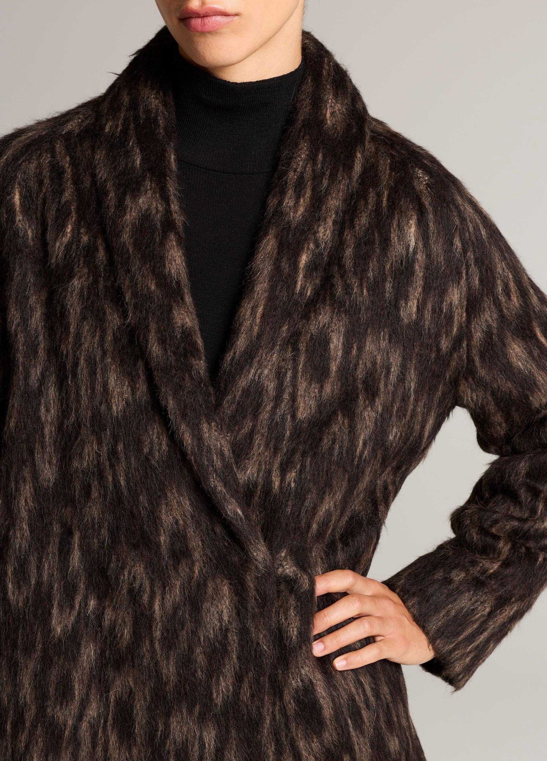 Spotted Virgin Wool-Blend Coat image number 3