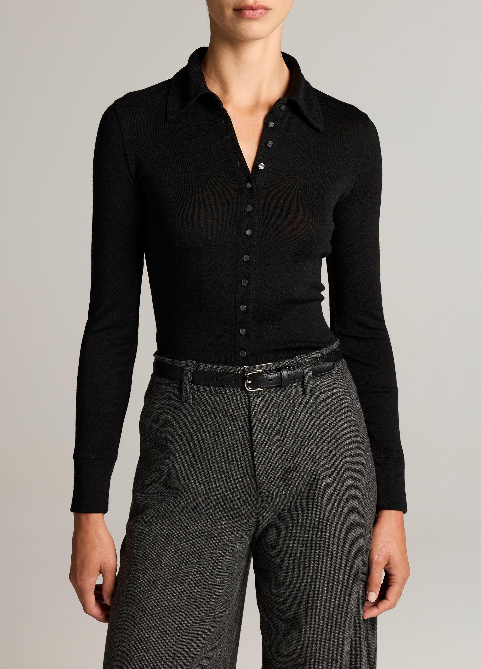 Multi-Button Collared Cardigan Top image number 0