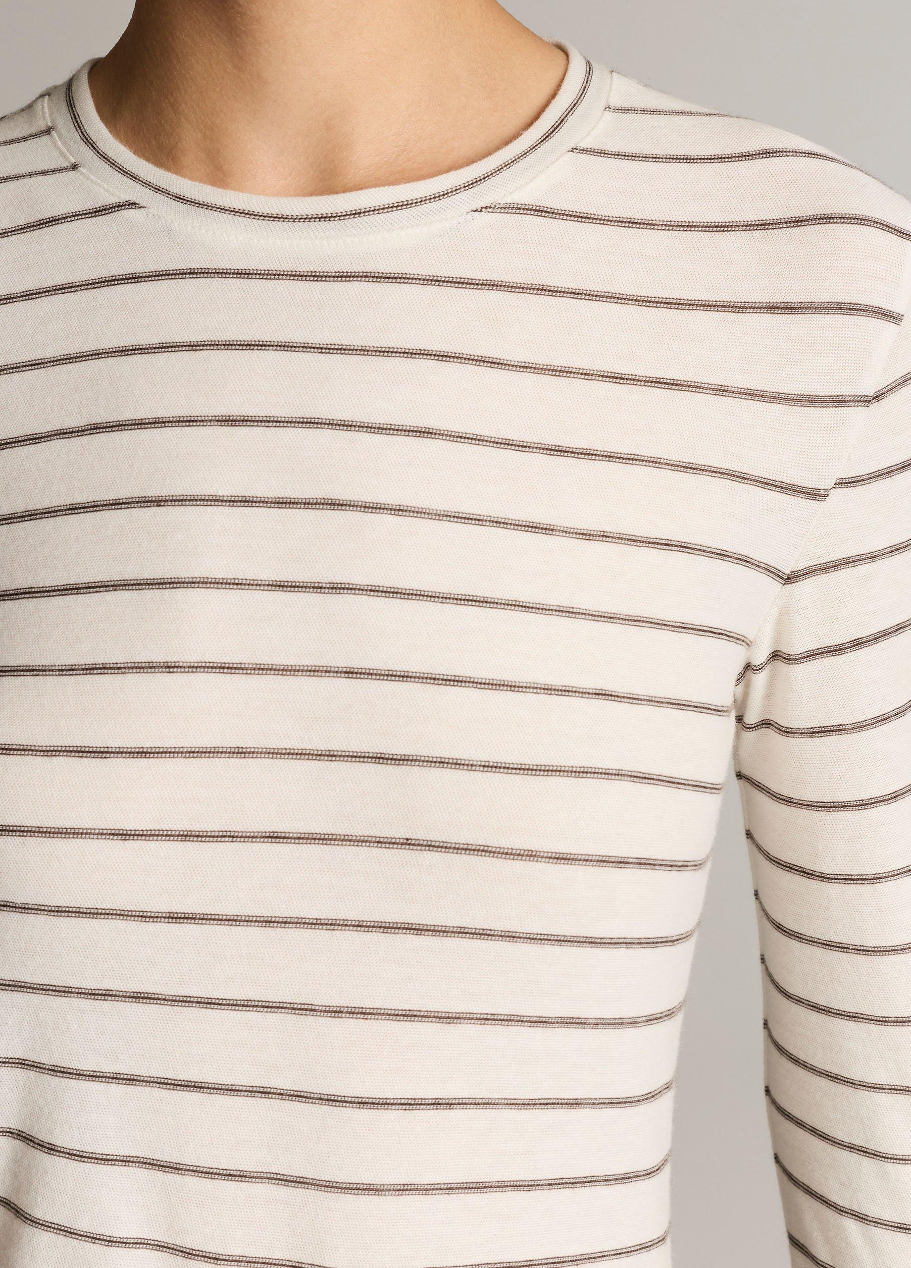 Striped Cotton Long-Sleeve T-Shirt image number 1