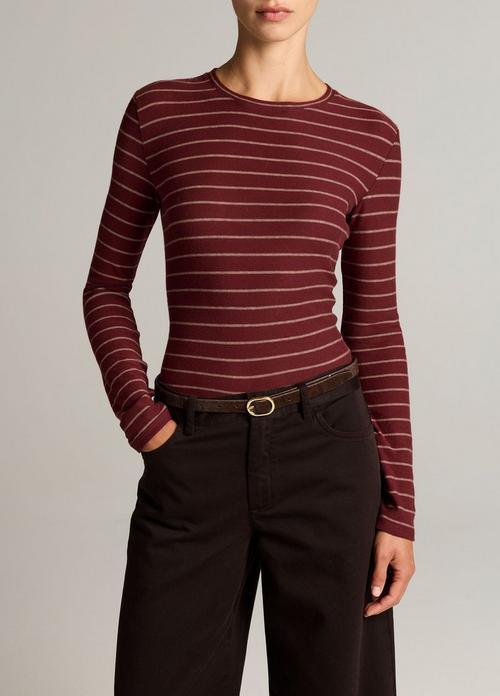 Striped Cotton Long-Sleeve T-Shirt