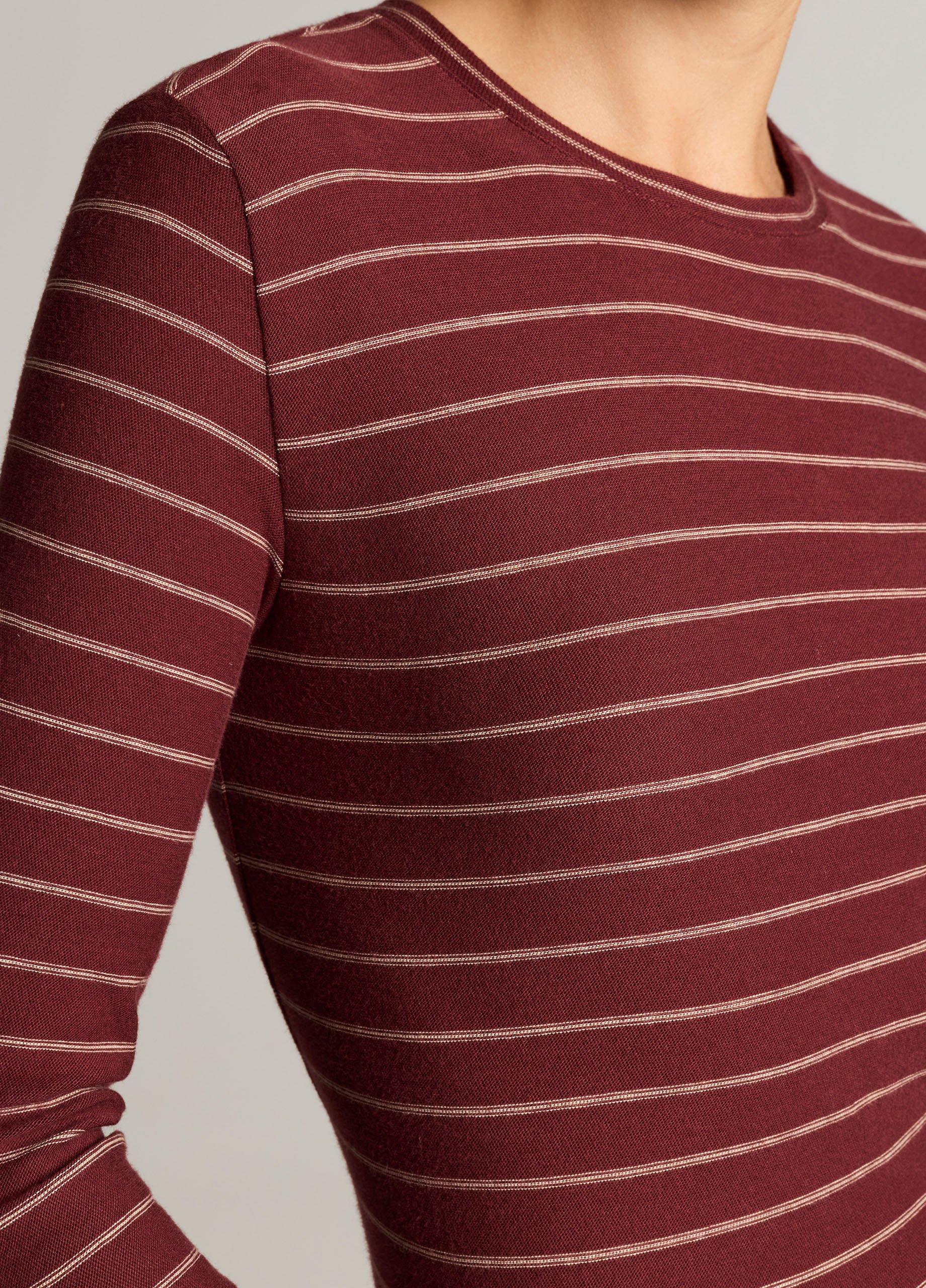 Striped Cotton Long-Sleeve T-Shirt image number 1