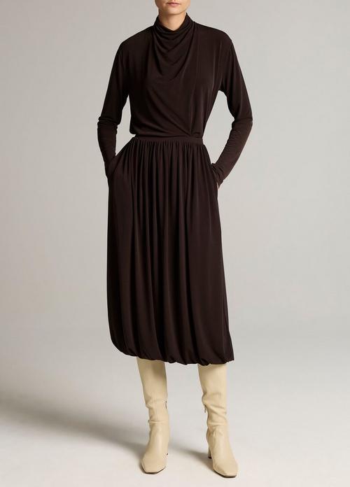 Matte Jersey Bubble Skirt
