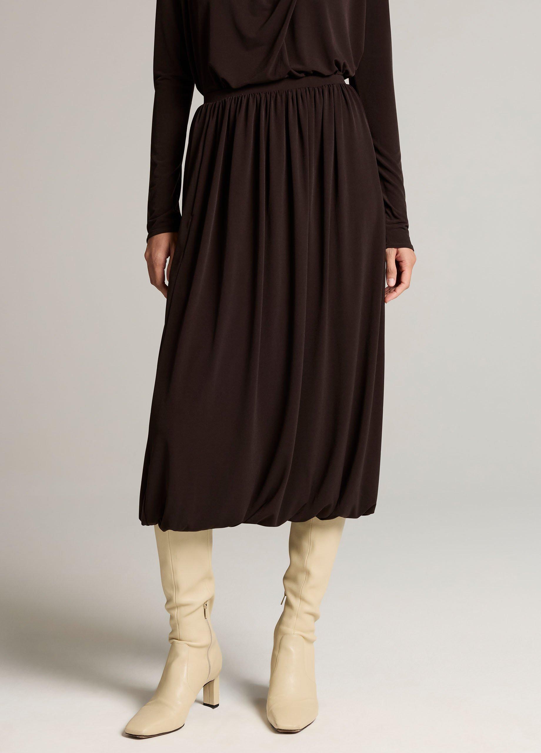 Matte Jersey Bubble Skirt image number 3