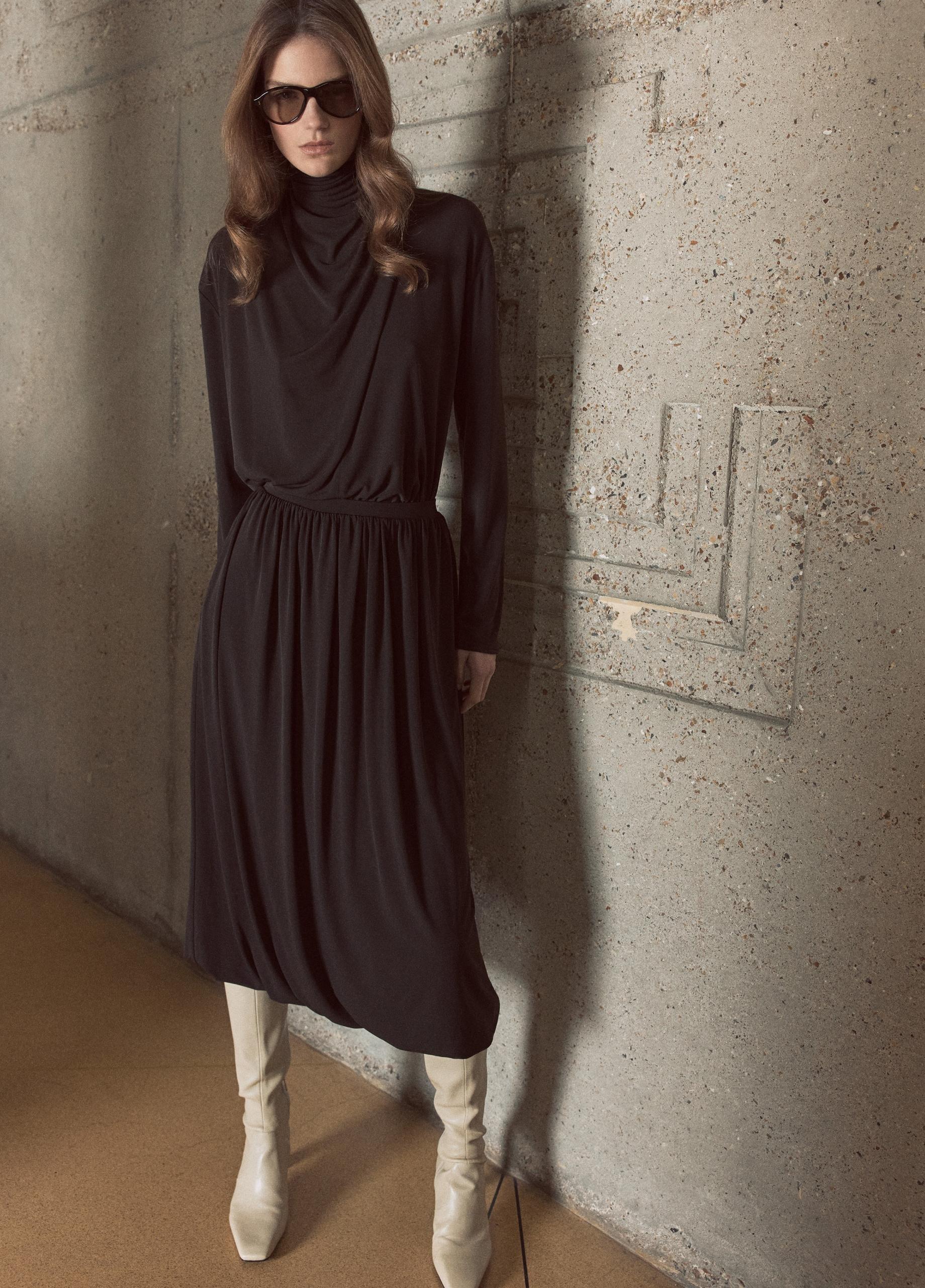 Matte Jersey Bubble Skirt image number 4