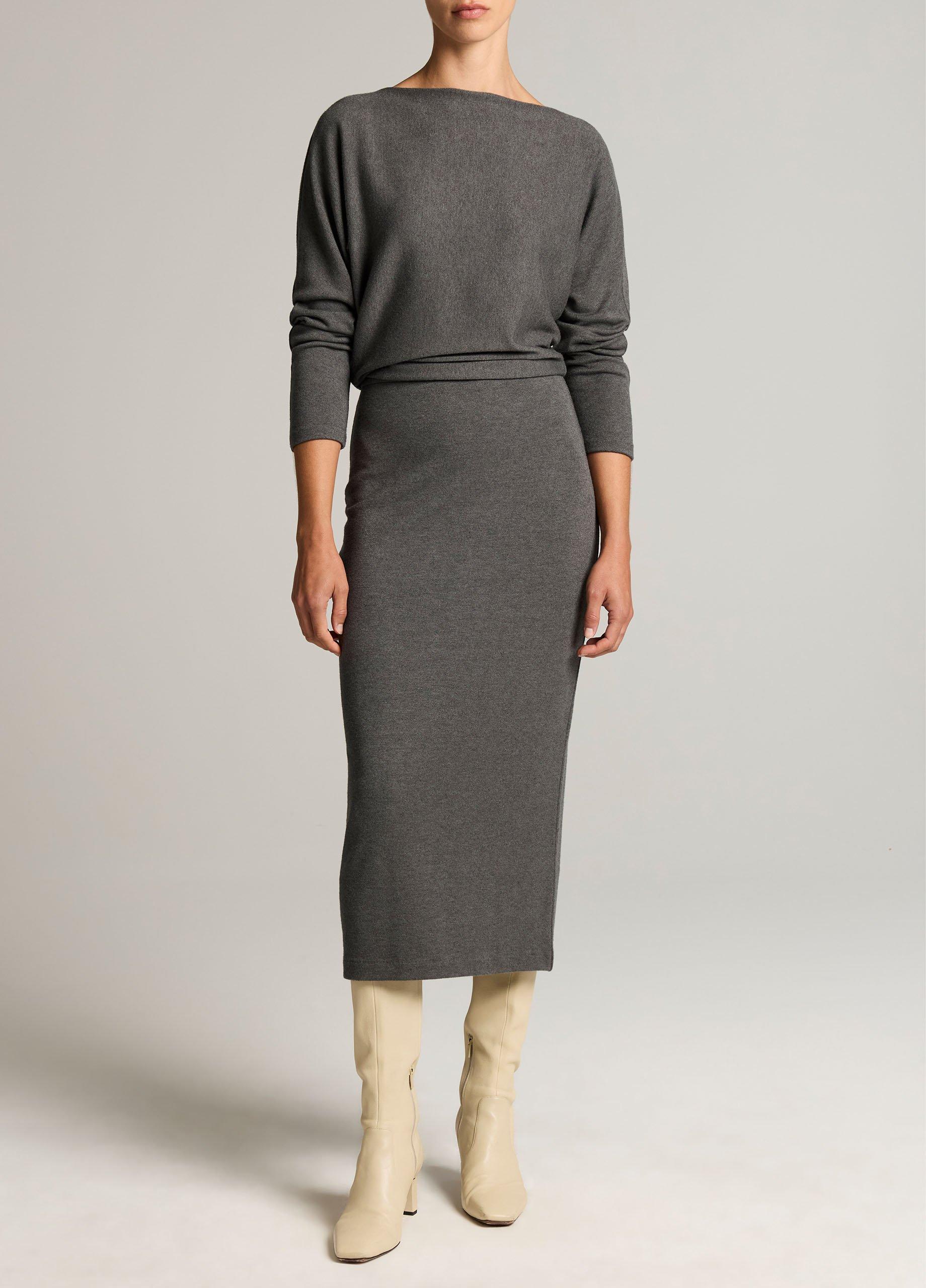 Cozy Stretch-Jersey Midi Dress image number 0