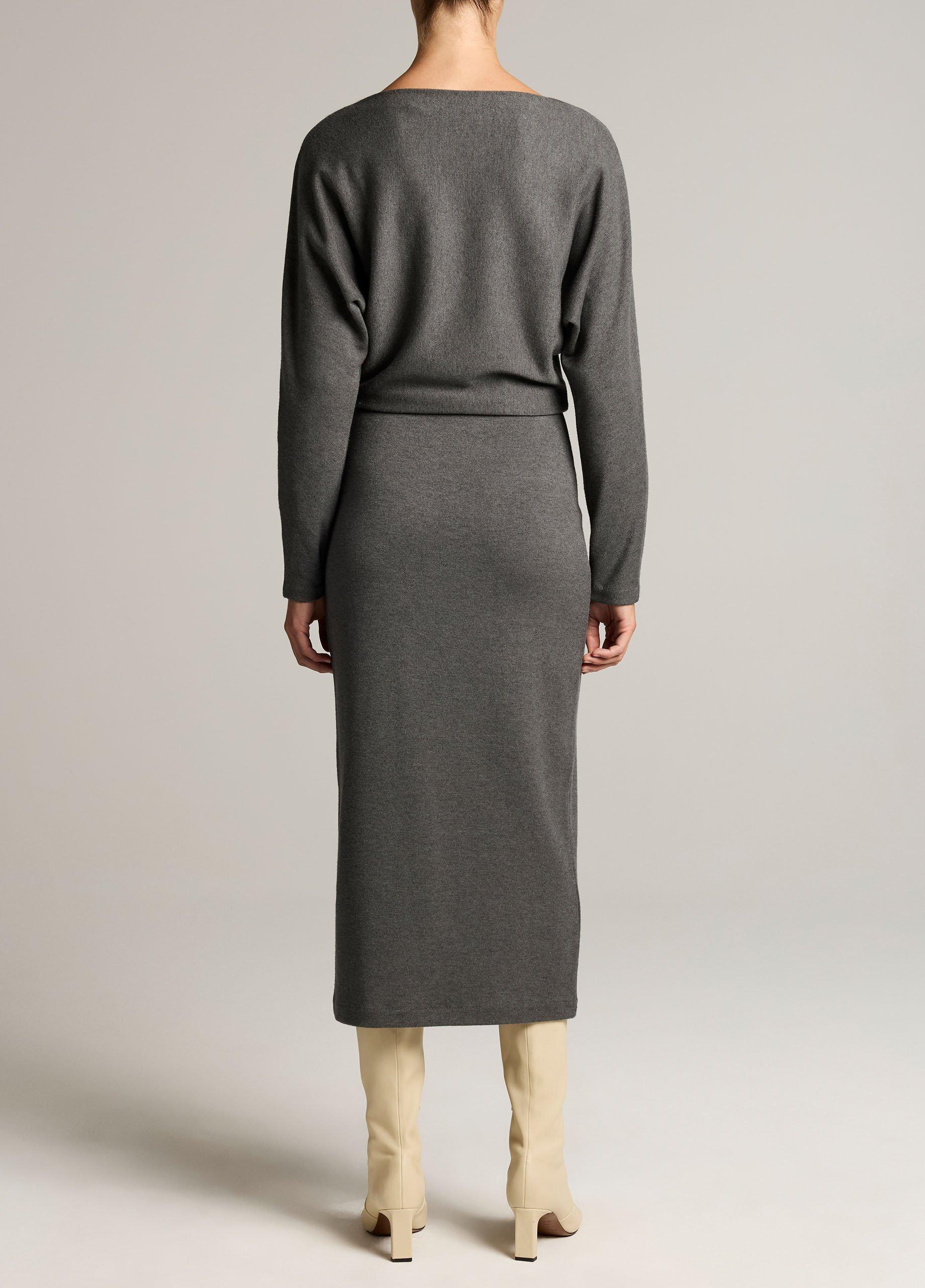 Cozy Stretch-Jersey Midi Dress image number 2