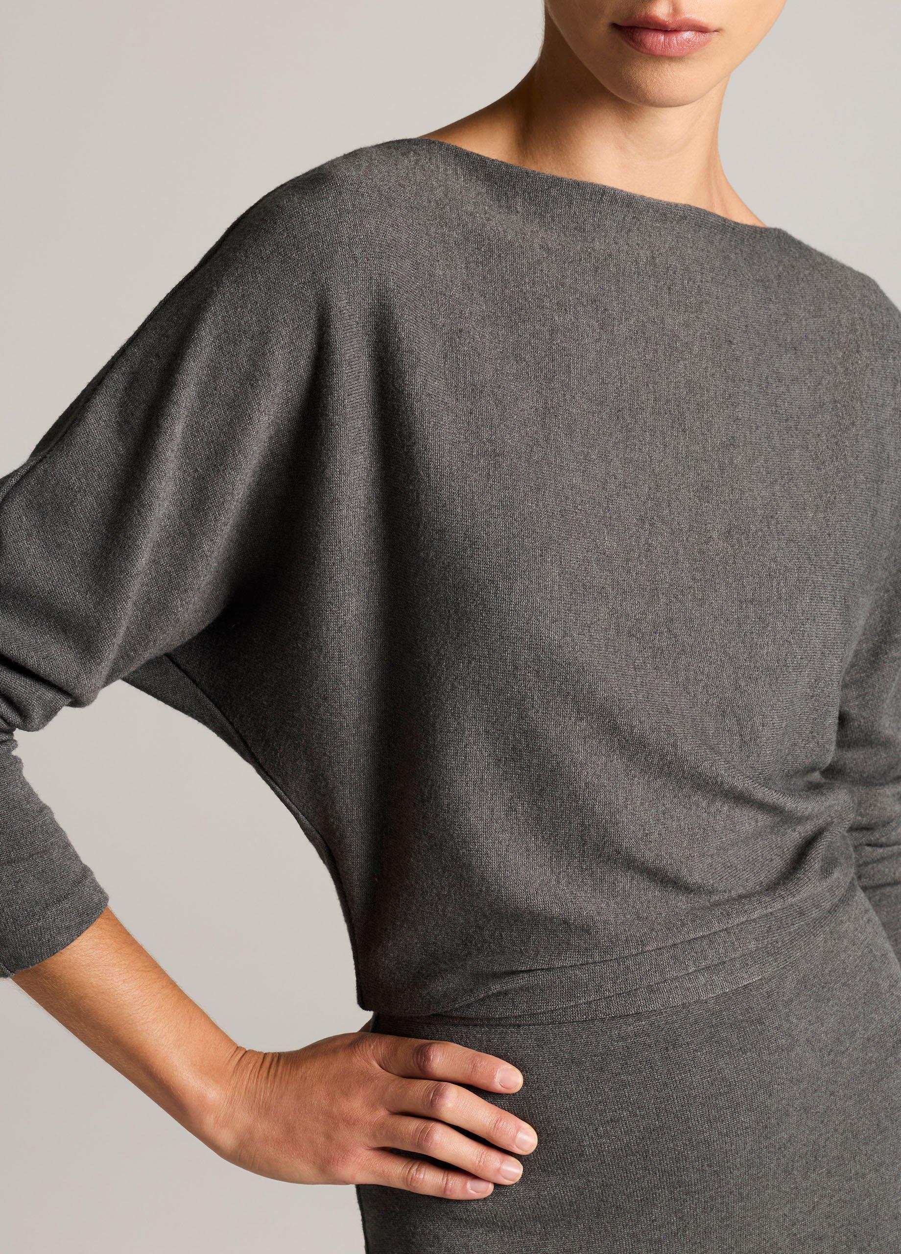 Cozy Stretch-Jersey Midi Dress image number 3
