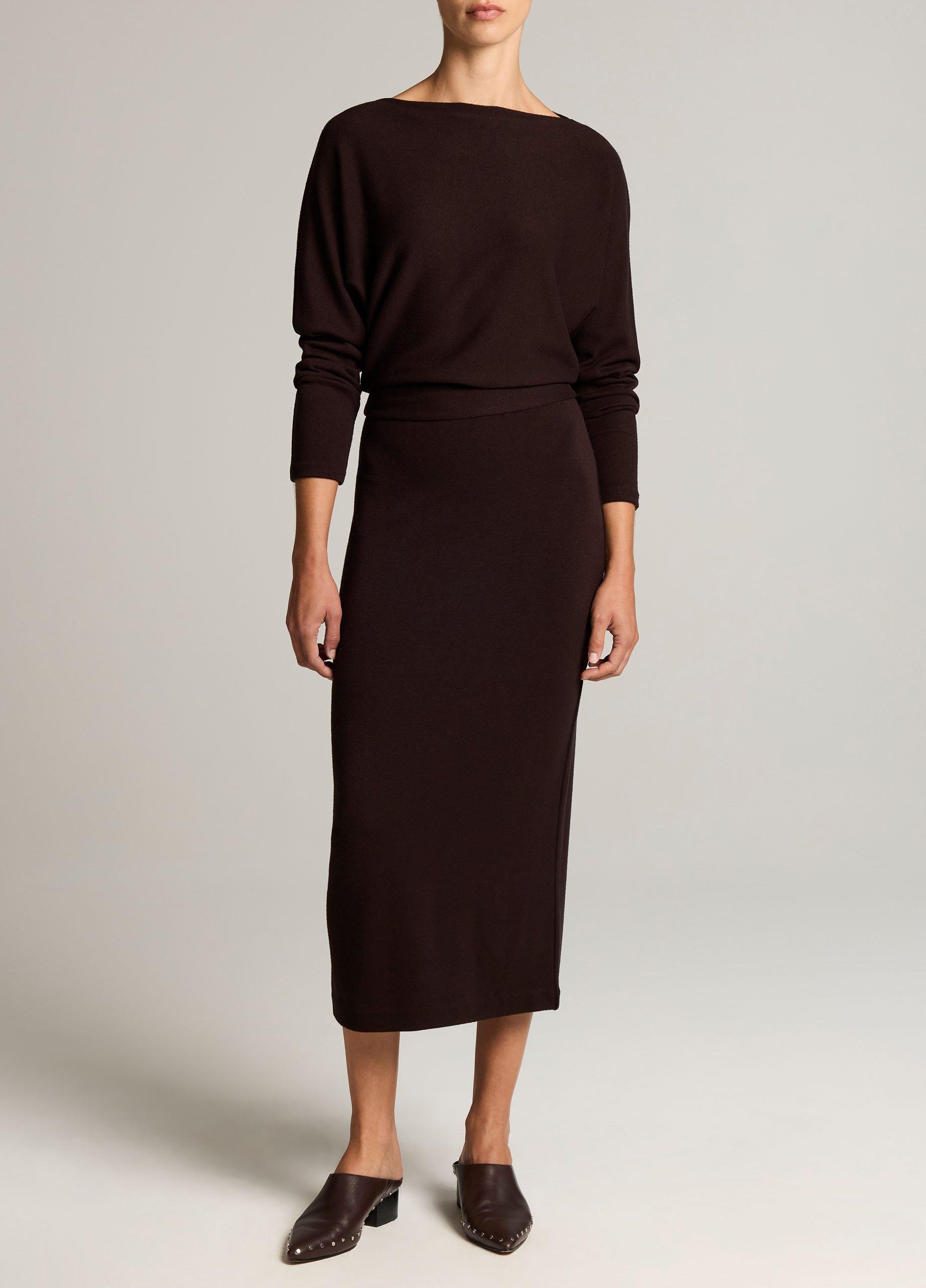 Cozy Stretch-Jersey Midi Dress image number 0