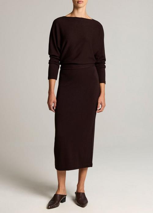 Cozy Stretch-Jersey Midi Dress