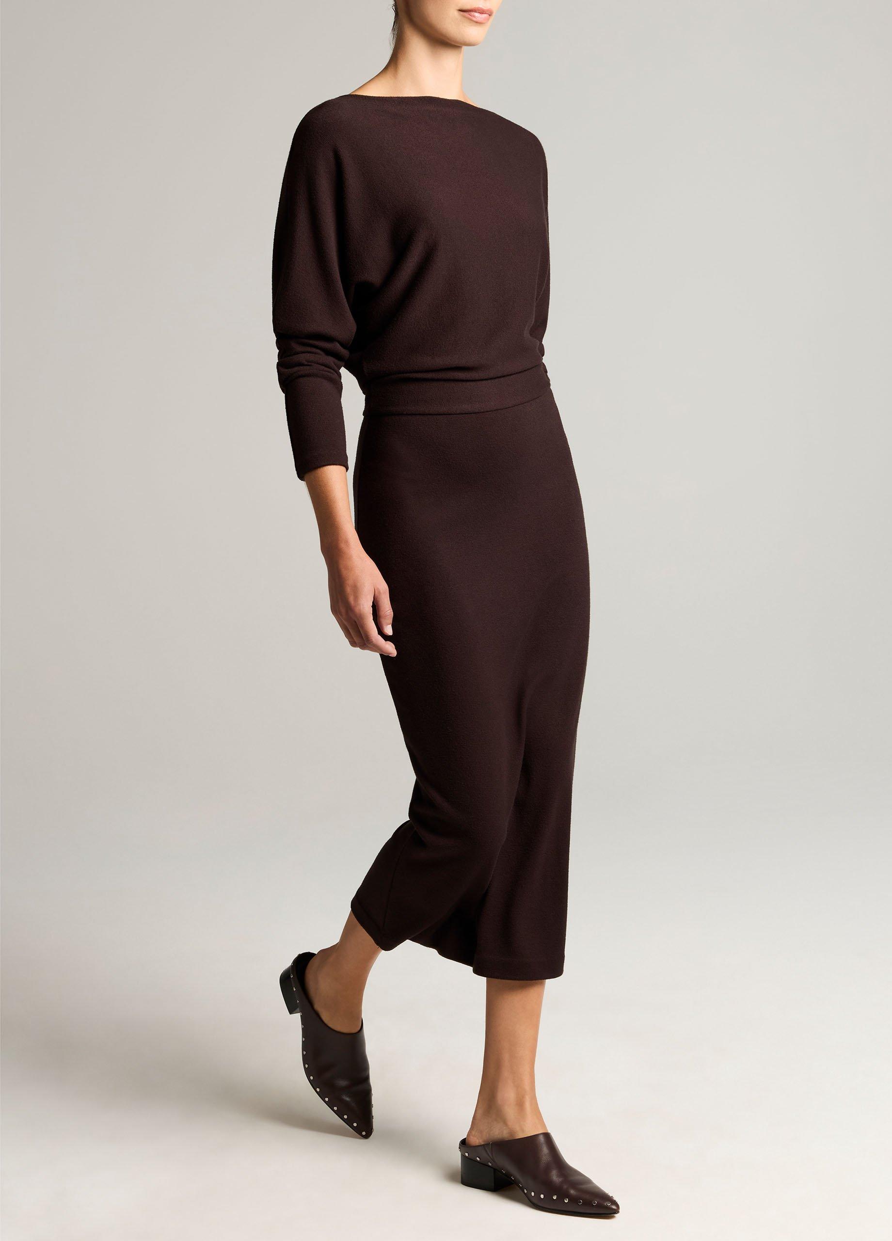 Cozy Stretch-Jersey Midi Dress image number 1