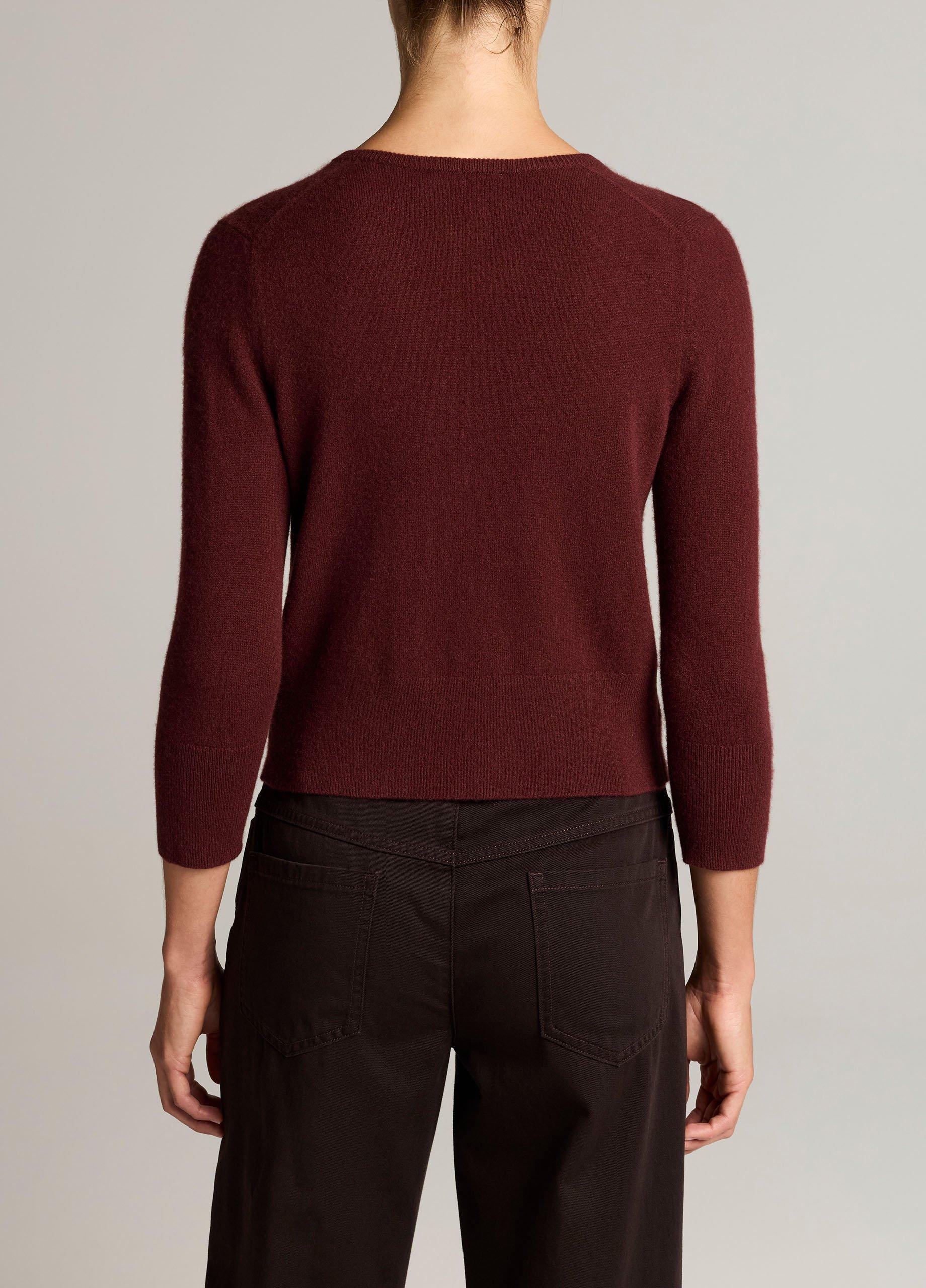 Metal-Button Wool & Cashmere-Blend Cardigan image number 2