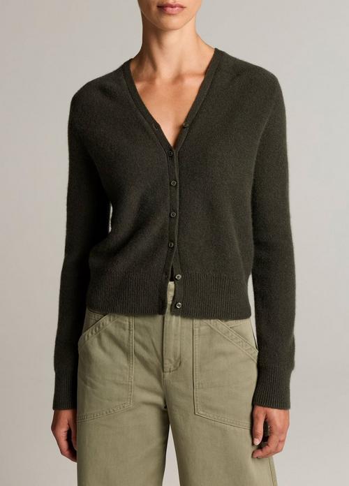 Plush Cashmere V-Neck Cardigan