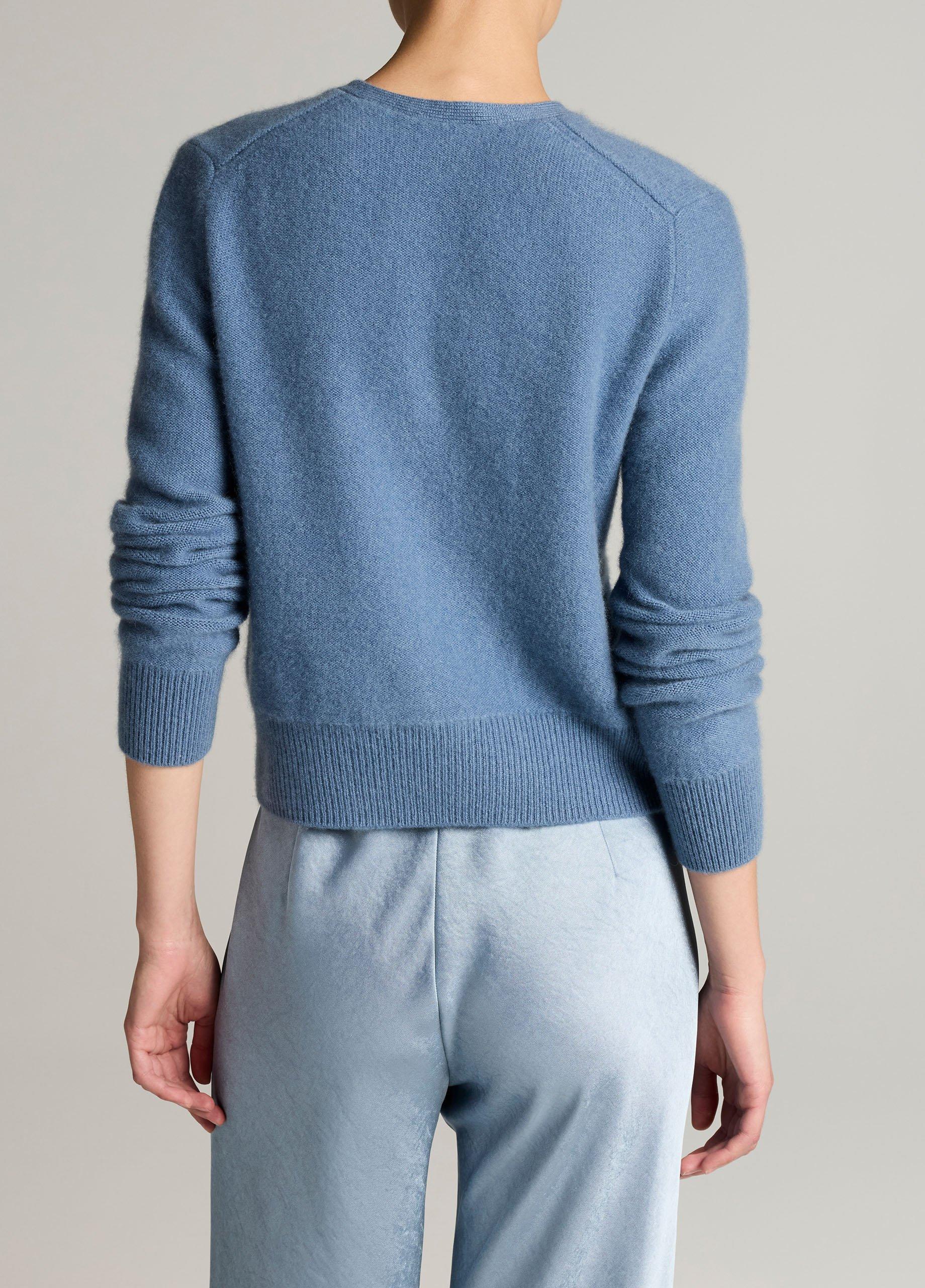 Plush Cashmere V-Neck Cardigan image number 2