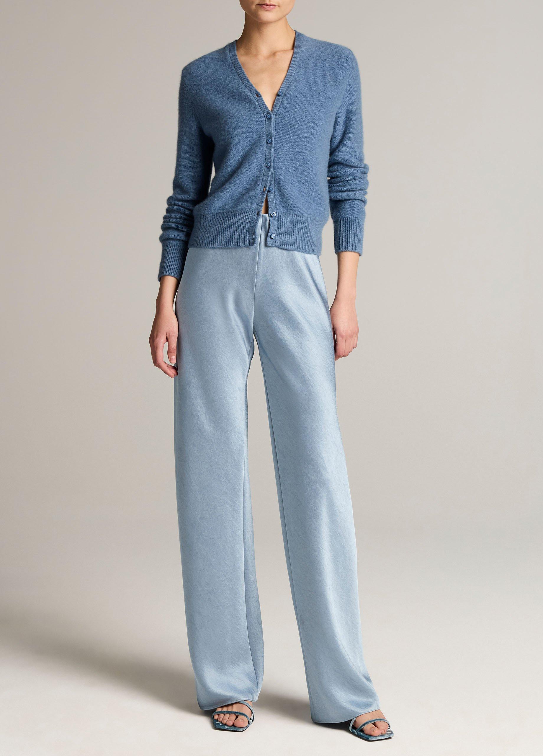 Plush Cashmere V-Neck Cardigan image number 3