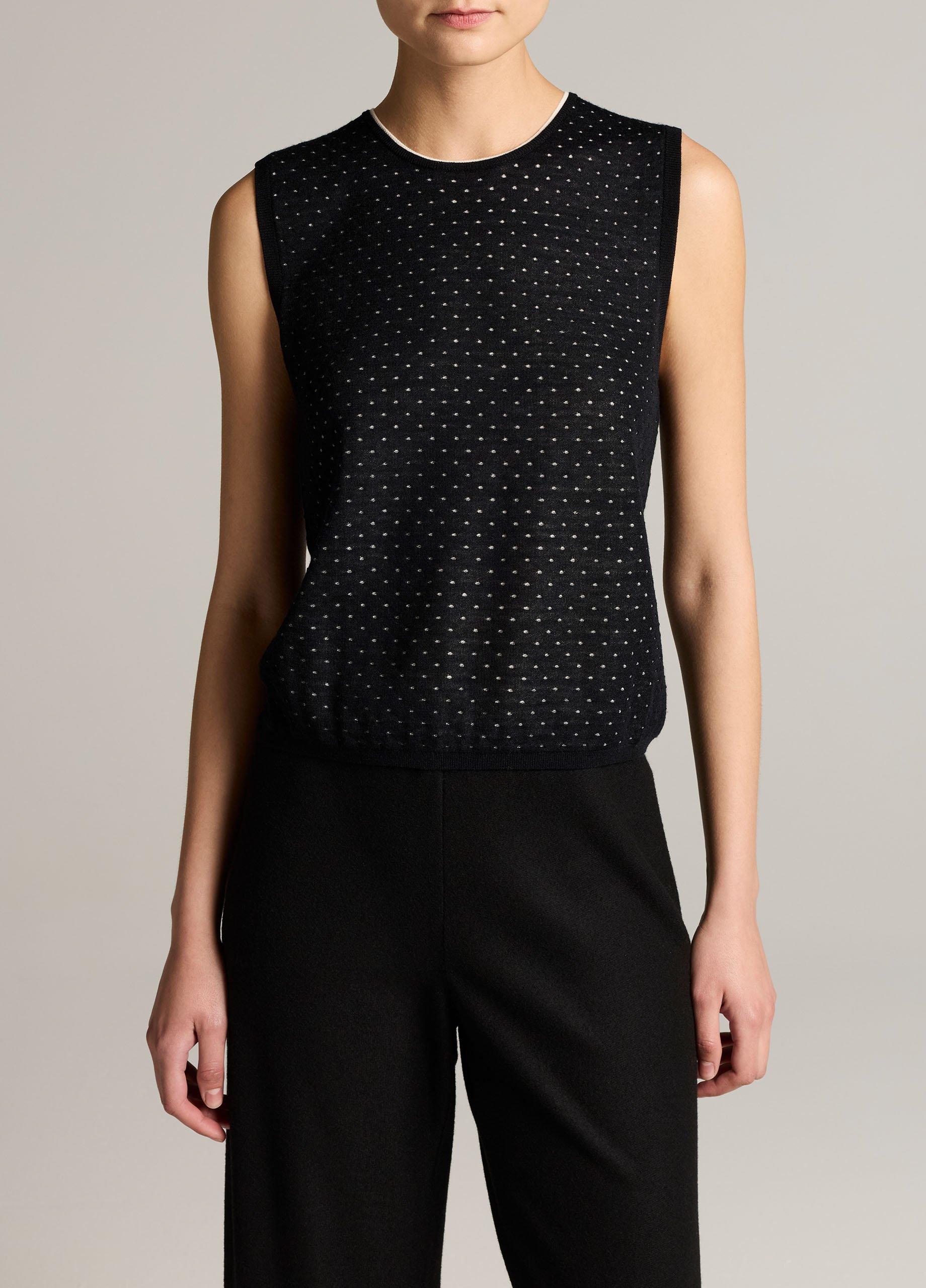 Dotted Wool-Blend Shell image number 0
