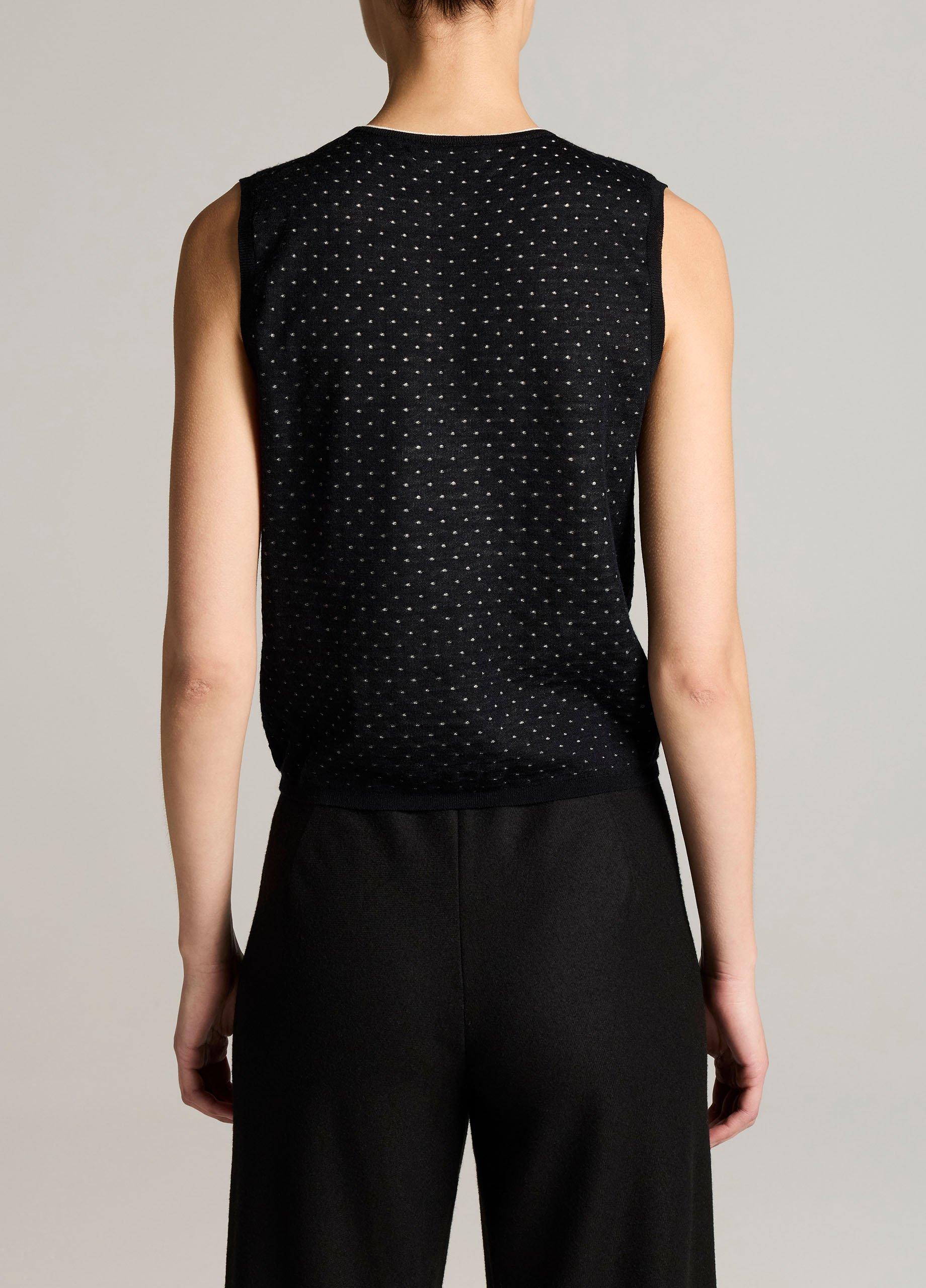 Dotted Wool-Blend Shell image number 2