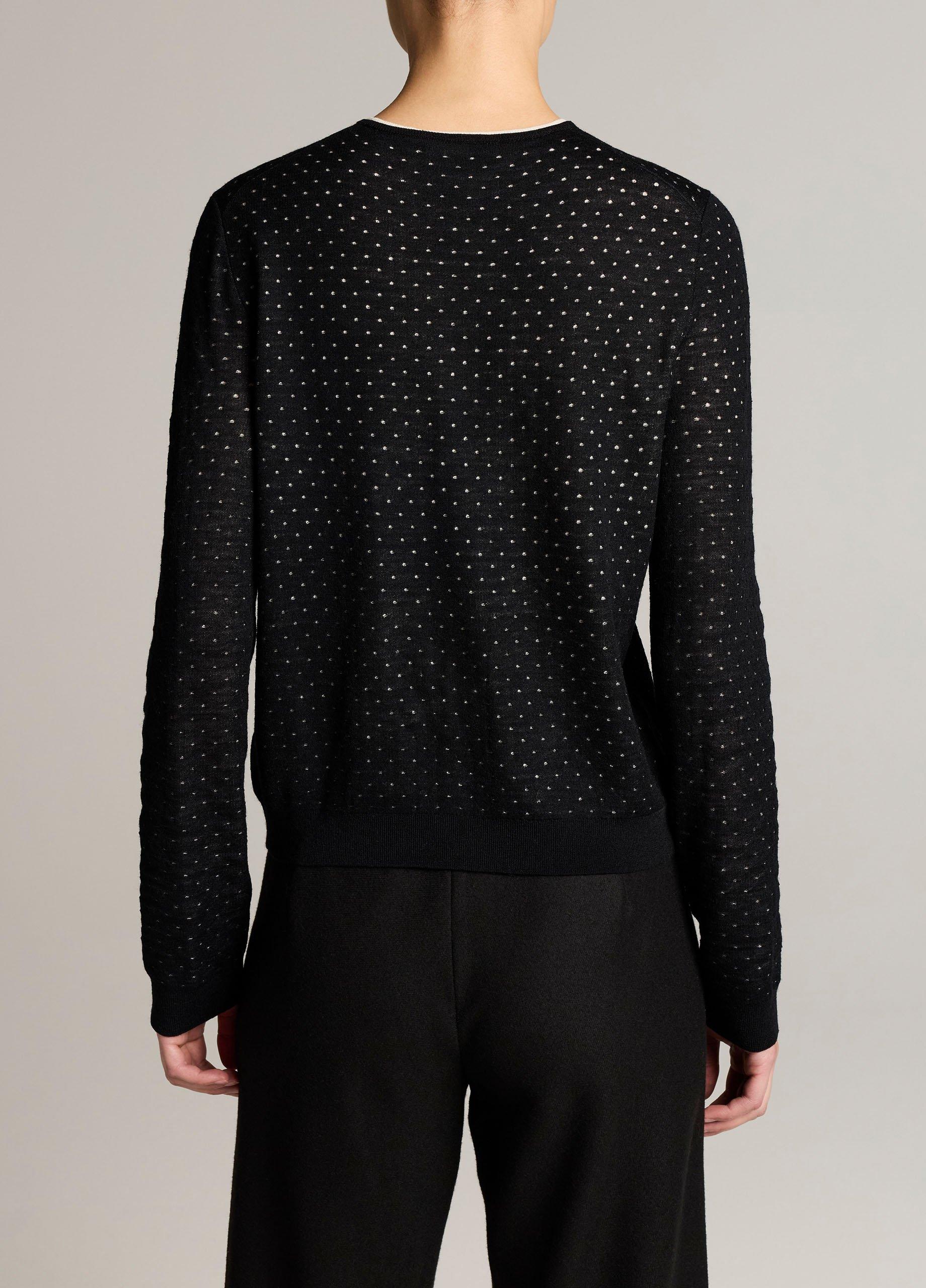 Dotted Wool-Blend Cardigan image number 2