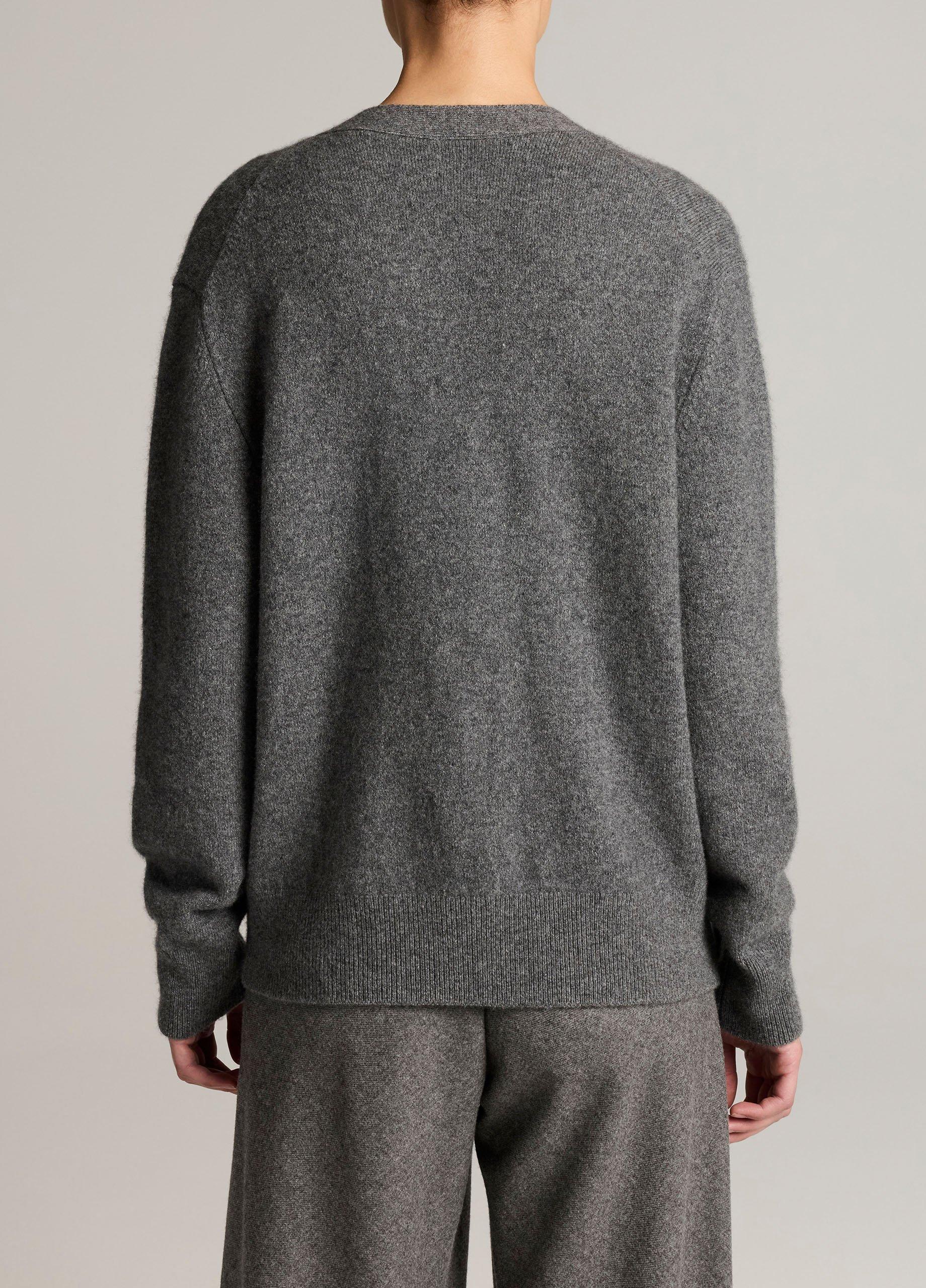Wool & Cashmere-Blend Relaxed V-Neck Cardigan image number 2