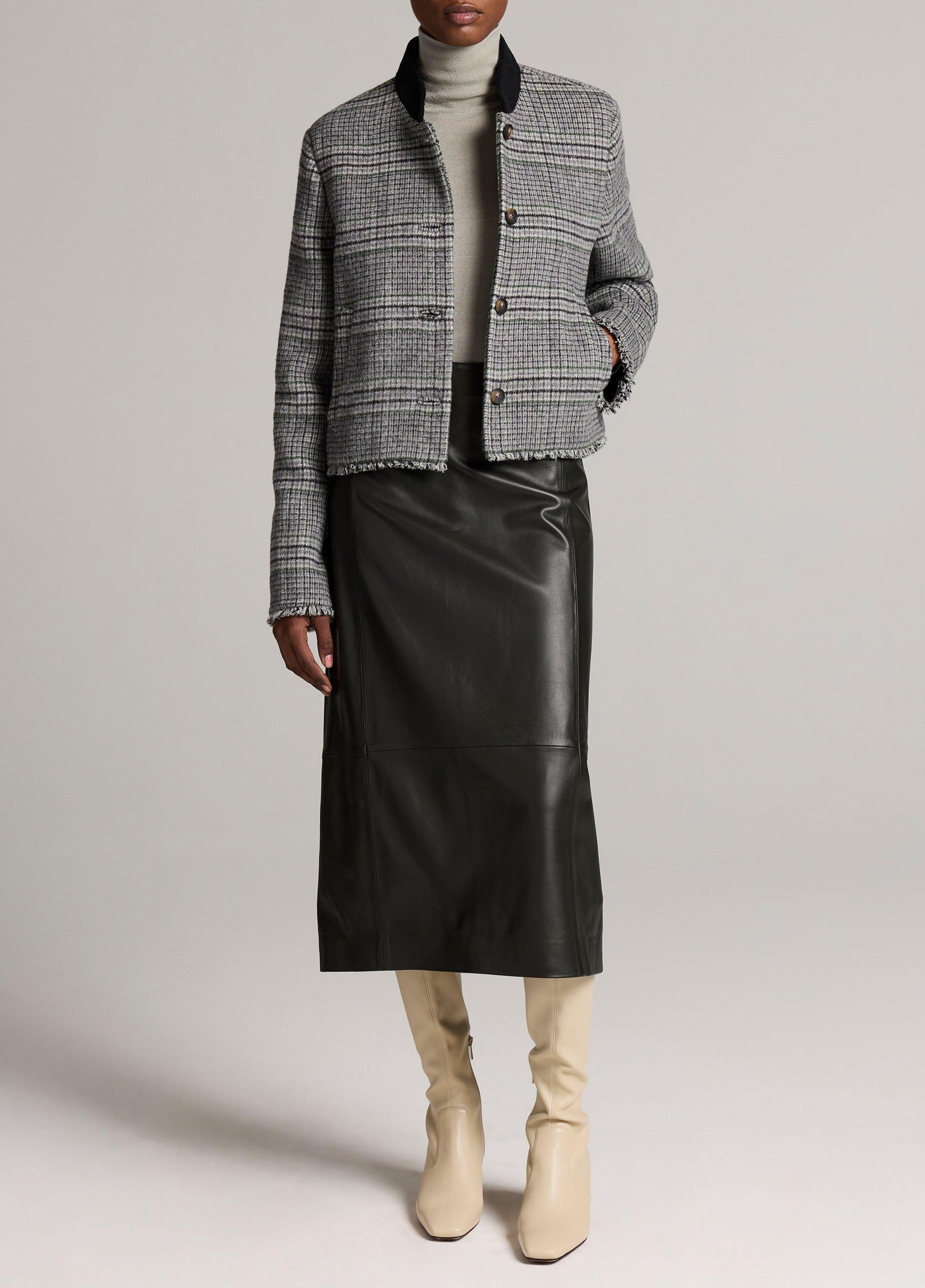 Glen Plaid Wool-Blend Jacket image number 3