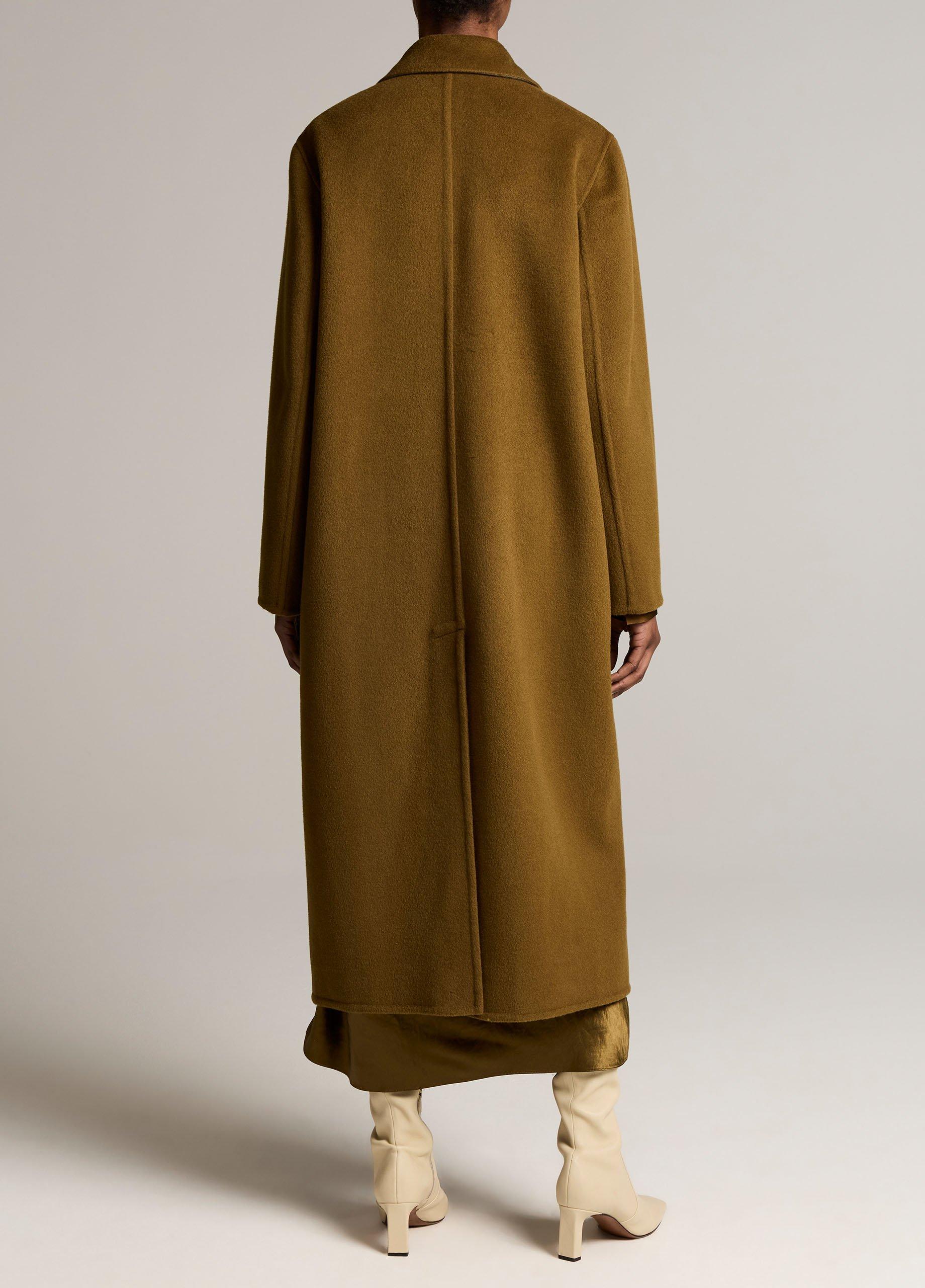 Wool-Cashmere Single-Breasted Classic Coat image number 2
