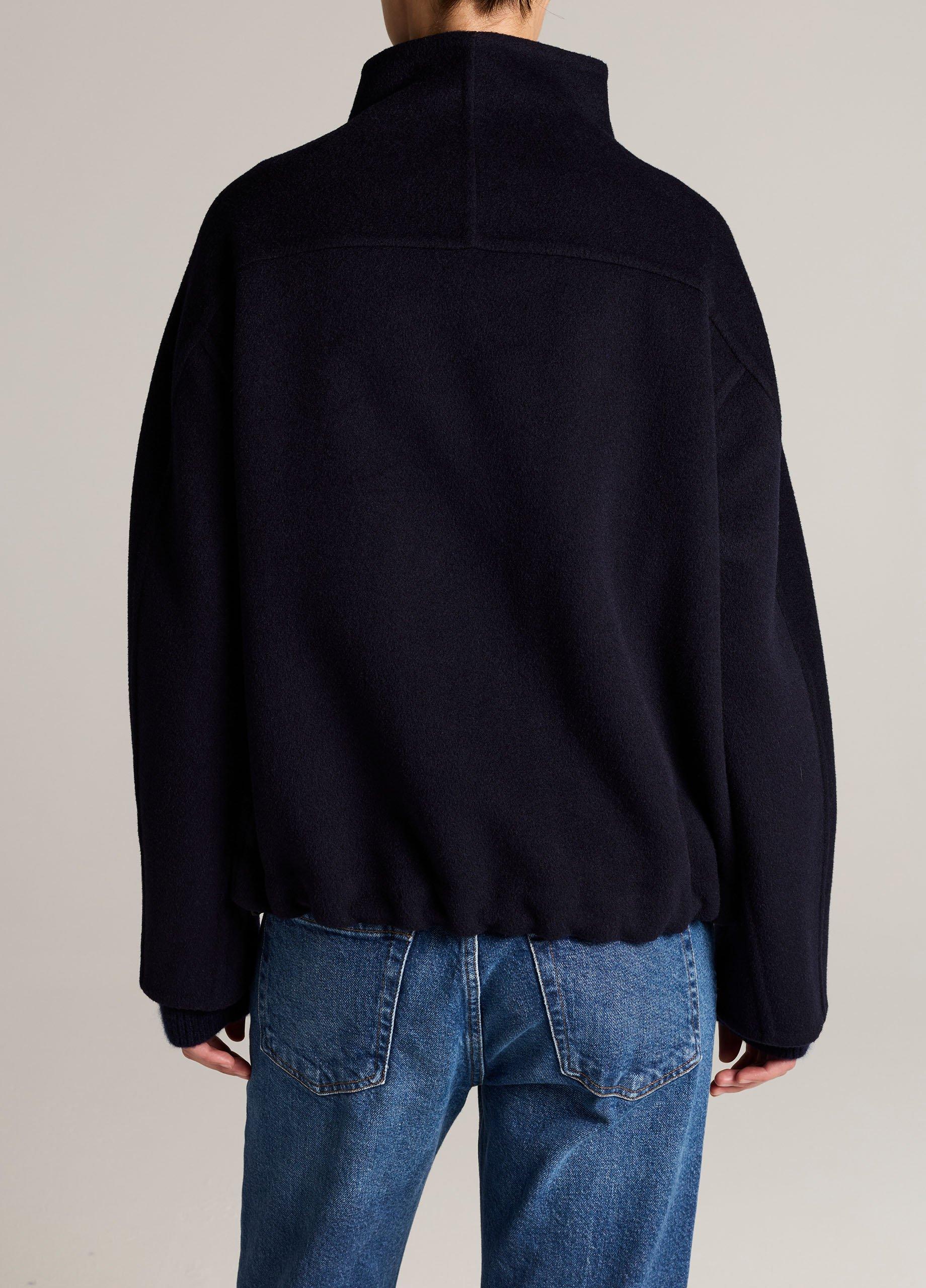 Wool-Cashmere Funnel-Neck Jacket image number 2