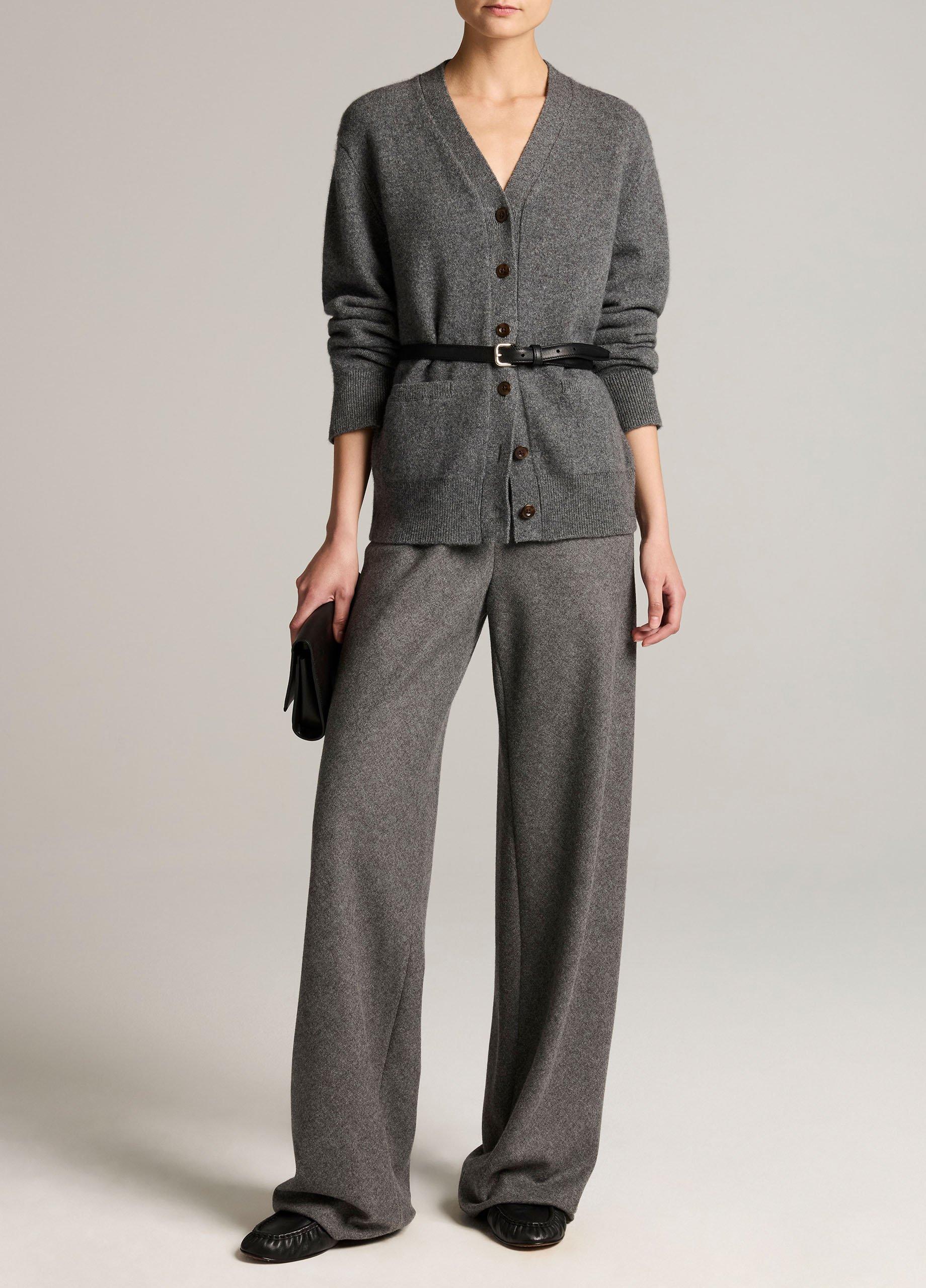 Colette High-Rise Italian Wool-Blend Flannel Bias Pant image number 0