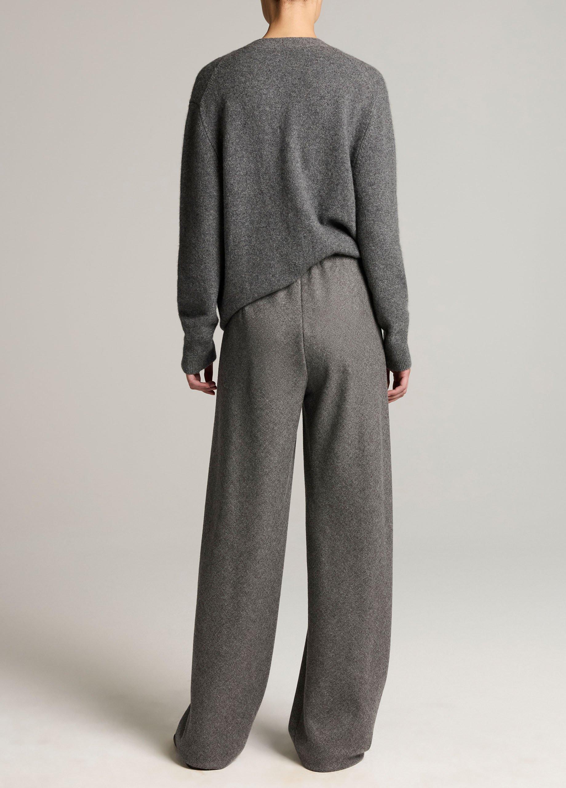 Colette High-Rise Italian Wool-Blend Flannel Bias Pant image number 2