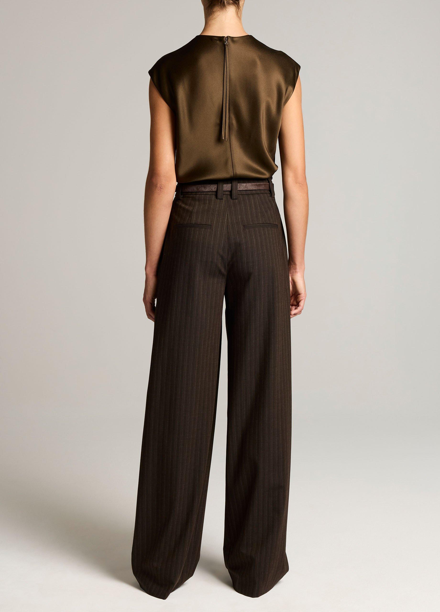 Striped High-Waist Wide-Leg Trouser image number 2