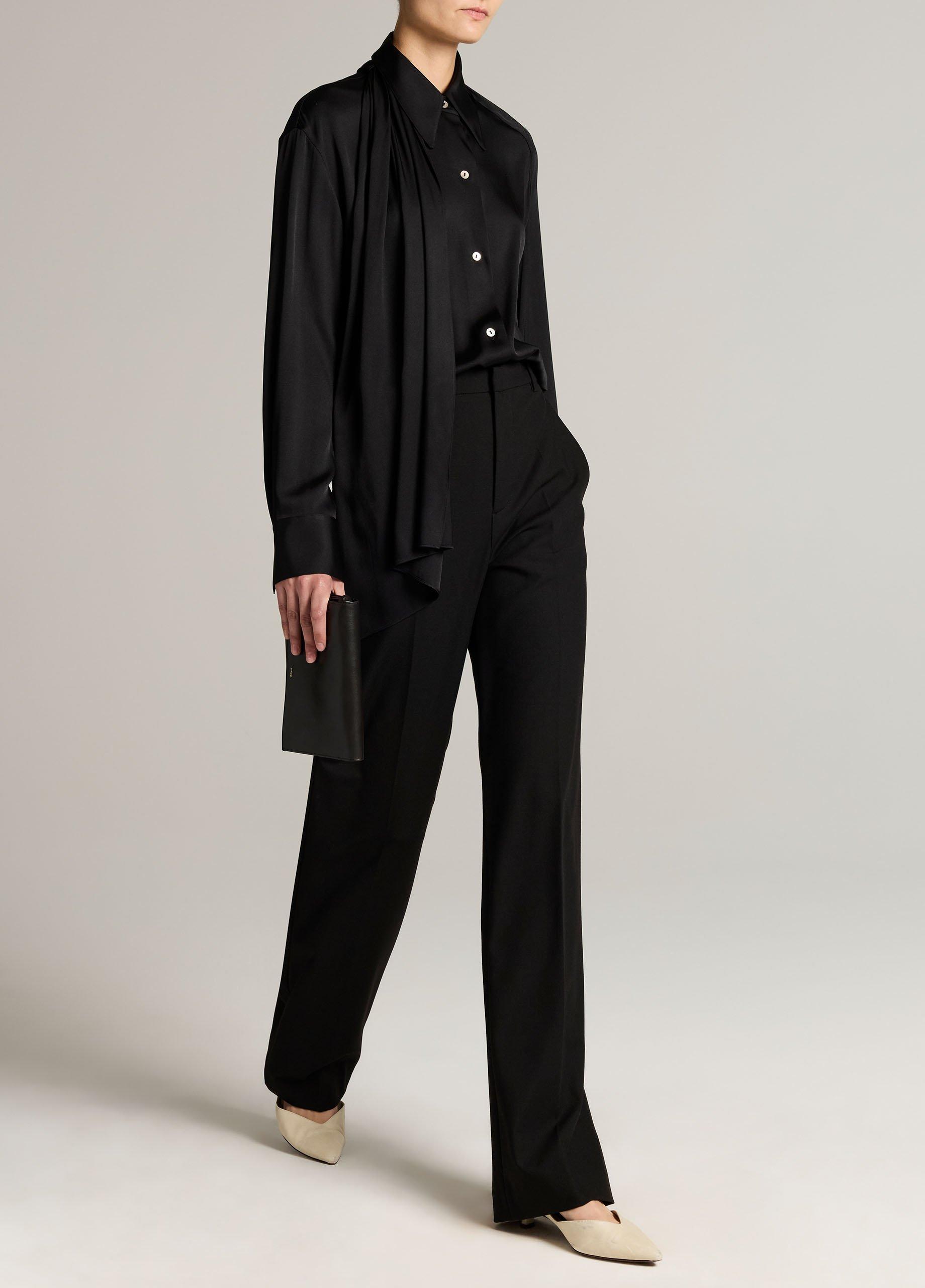Elsa Fine Suiting High-Rise Straight-Leg Trouser image number 1
