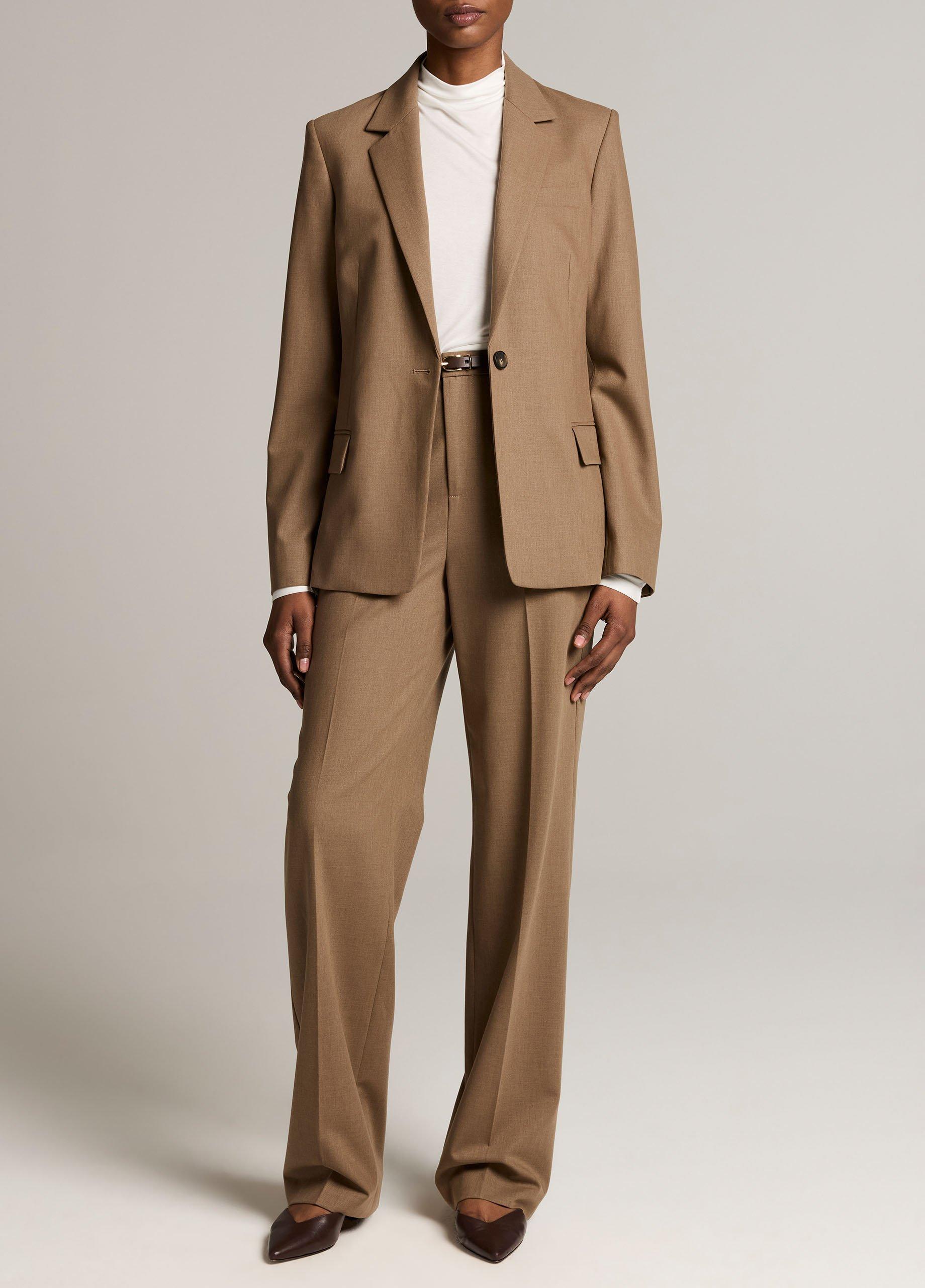 Elsa Fine Suiting High-Rise Straight-Leg Trouser image number 0