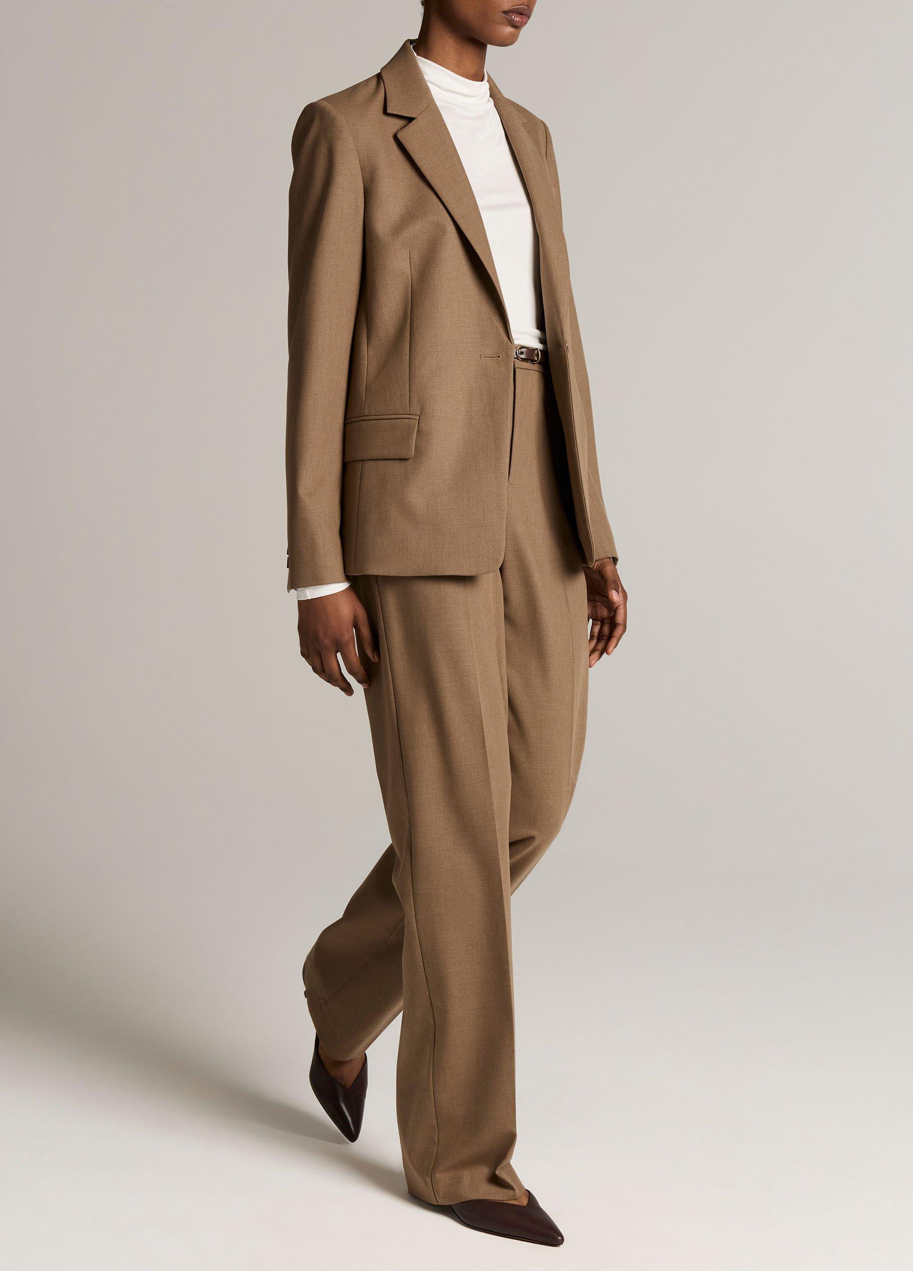 Elsa Fine Suiting High-Rise Straight-Leg Trouser image number 1