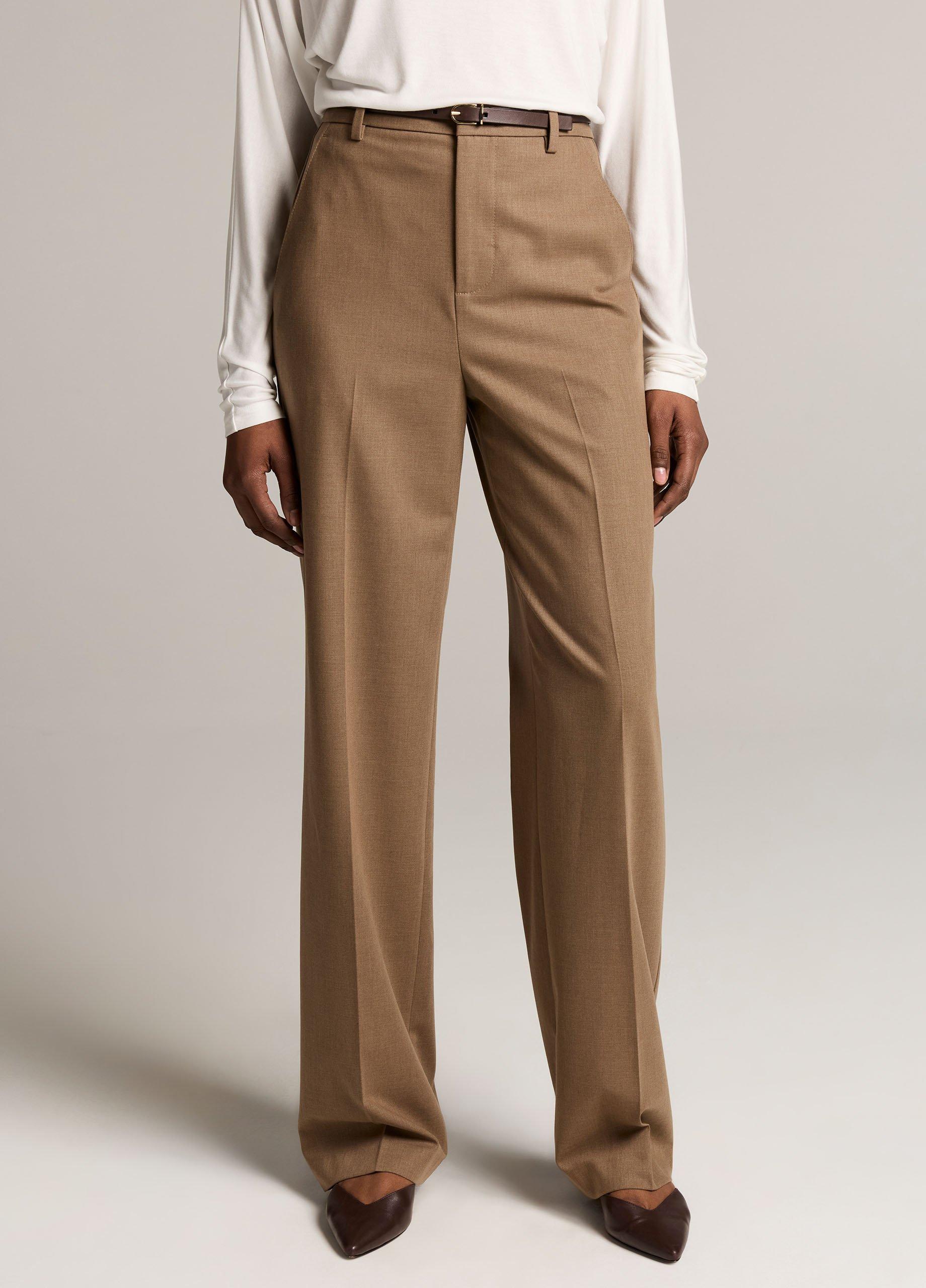 Elsa Fine Suiting High-Rise Straight-Leg Trouser image number 3