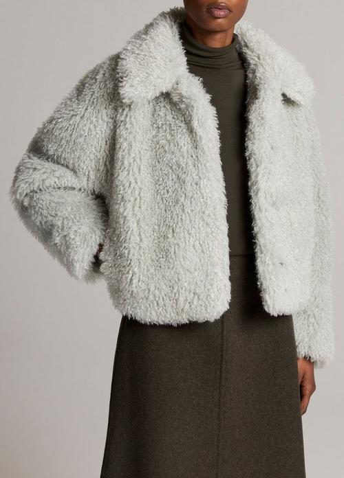 Faux-Fur Cropped Jacket