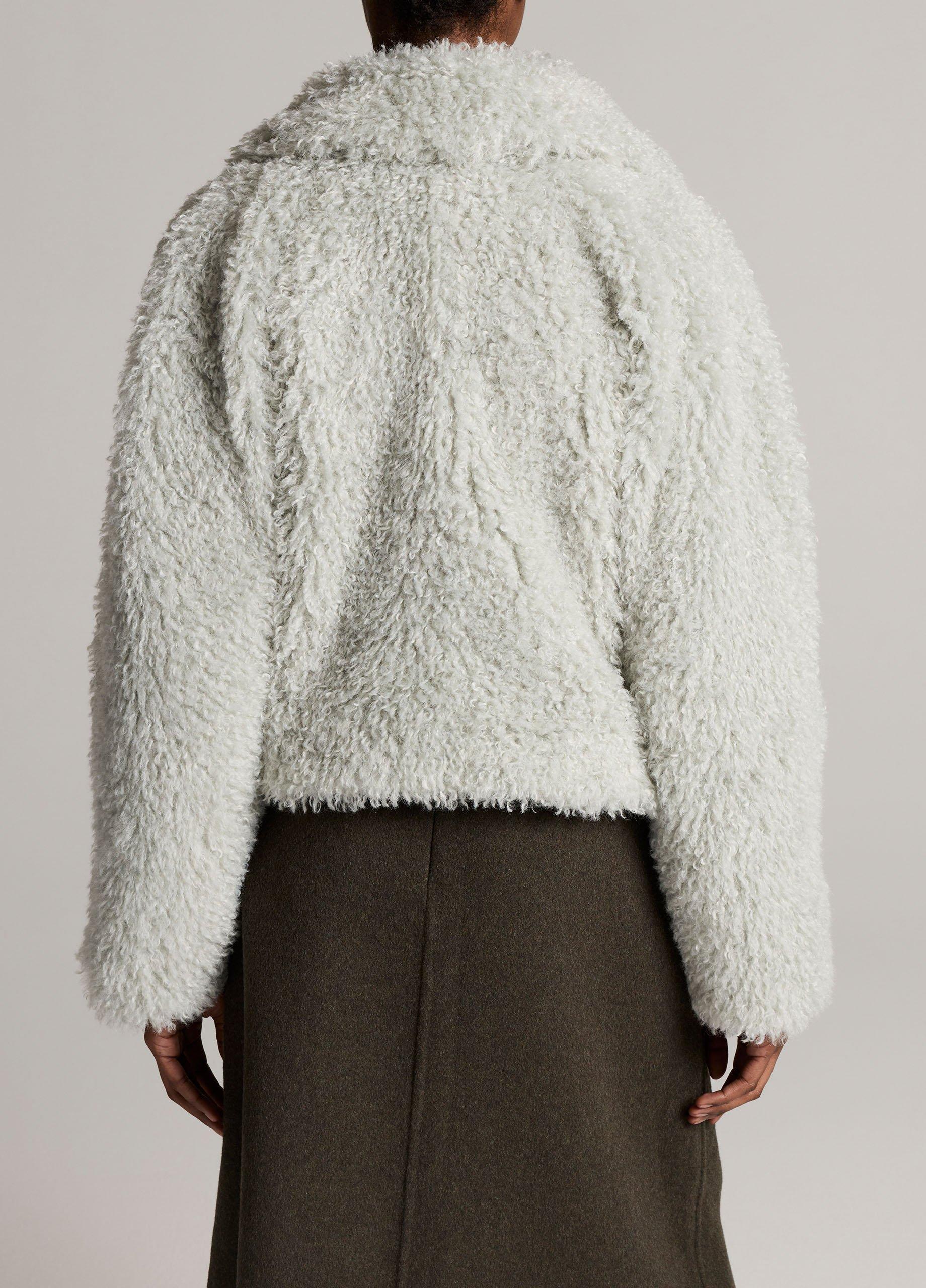 Faux-Fur Cropped Jacket image number 2