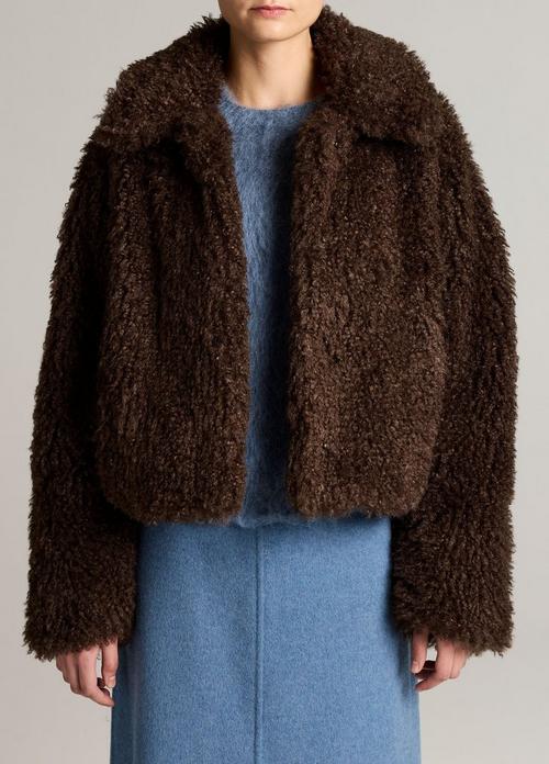 Faux-Fur Cropped Jacket