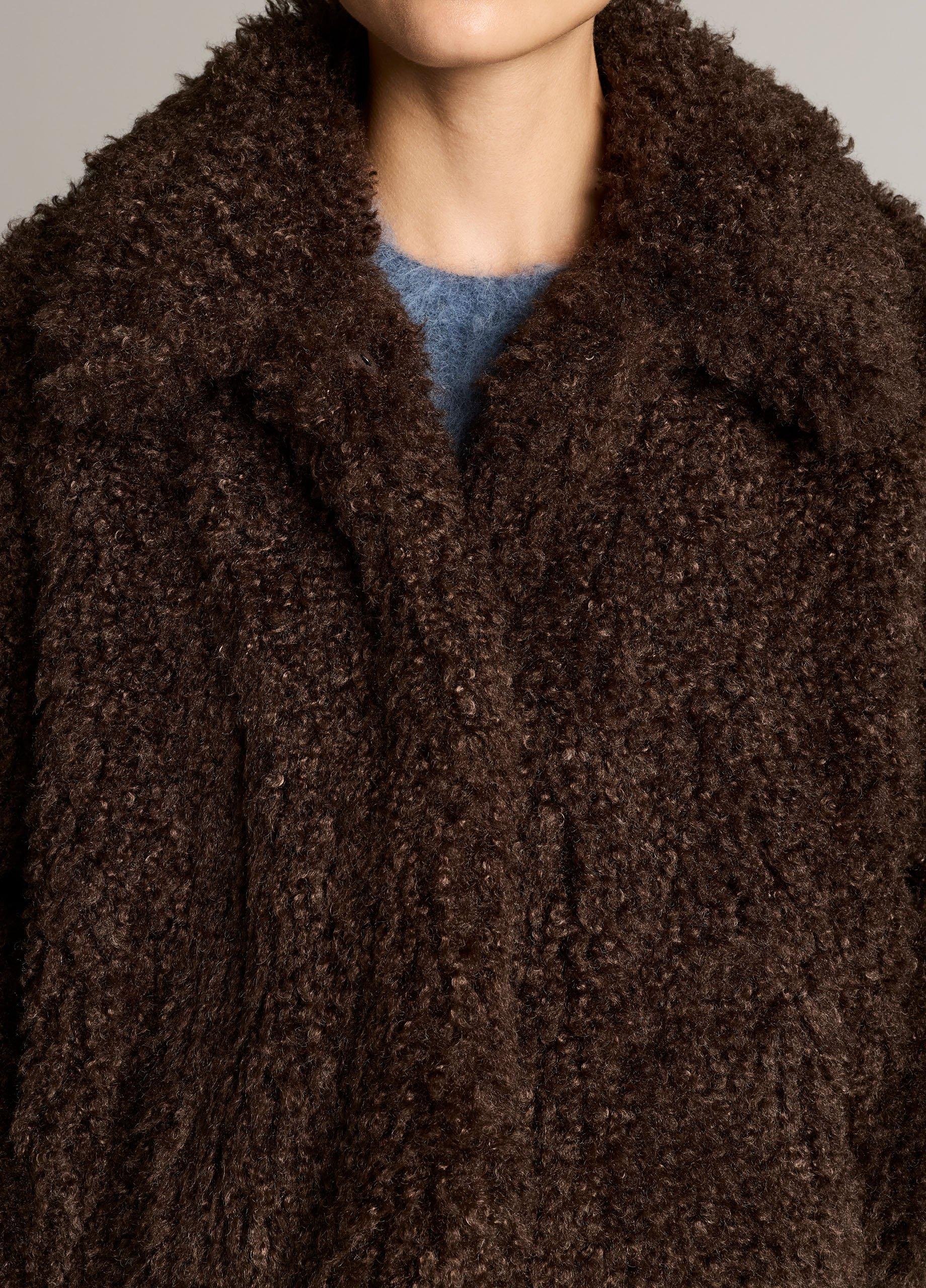 Faux-Fur Cropped Jacket image number 1