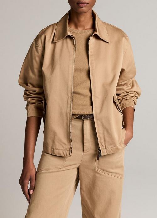 Washed Cotton Twill Jacket