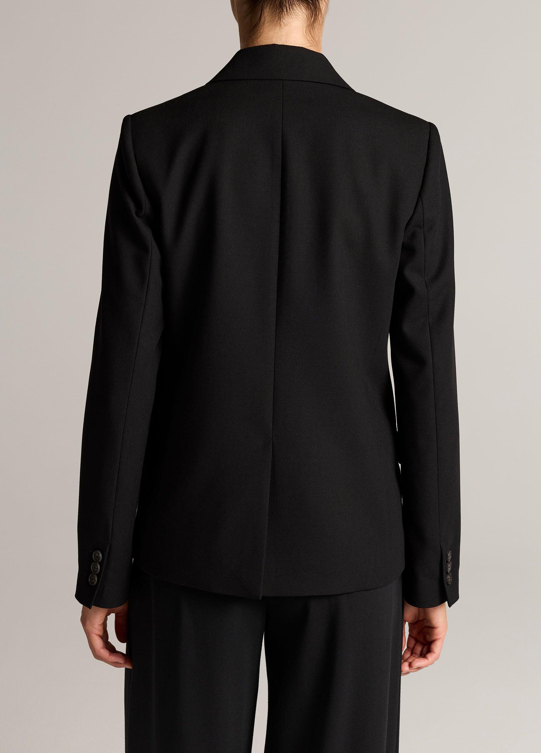Structured Peak-Lapel Blazer image number 2