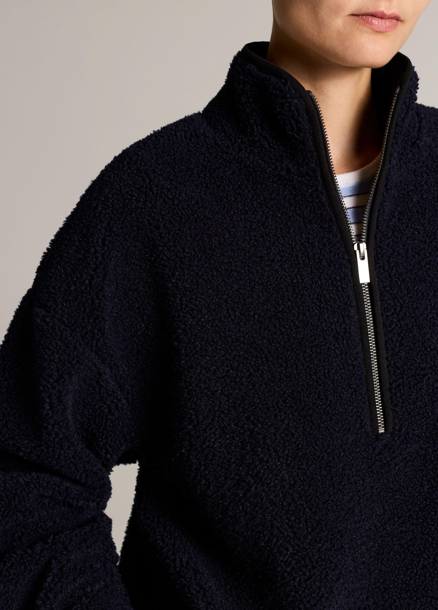 Sherpa Half-Zip Pullover image number 1