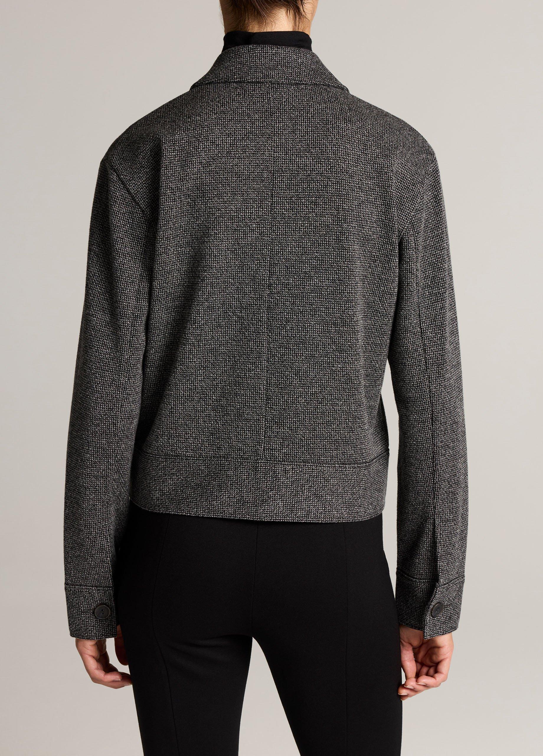 Houndstooth Italian Cotton-Blend Jacket image number 2