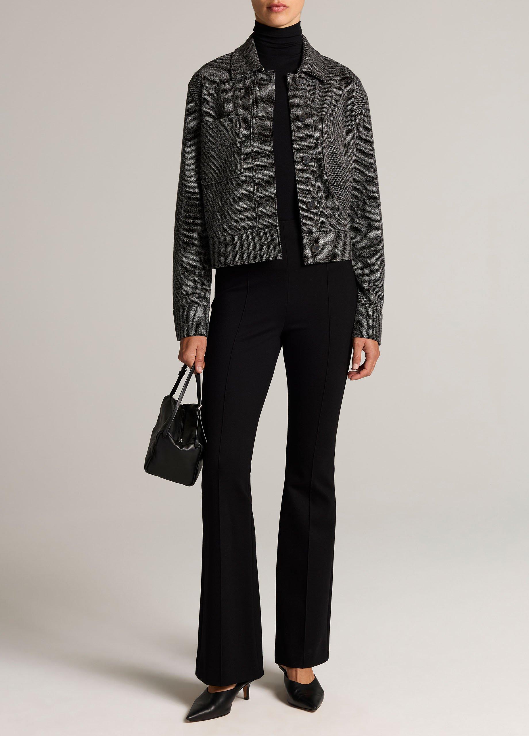 Houndstooth Italian Cotton-Blend Jacket image number 3