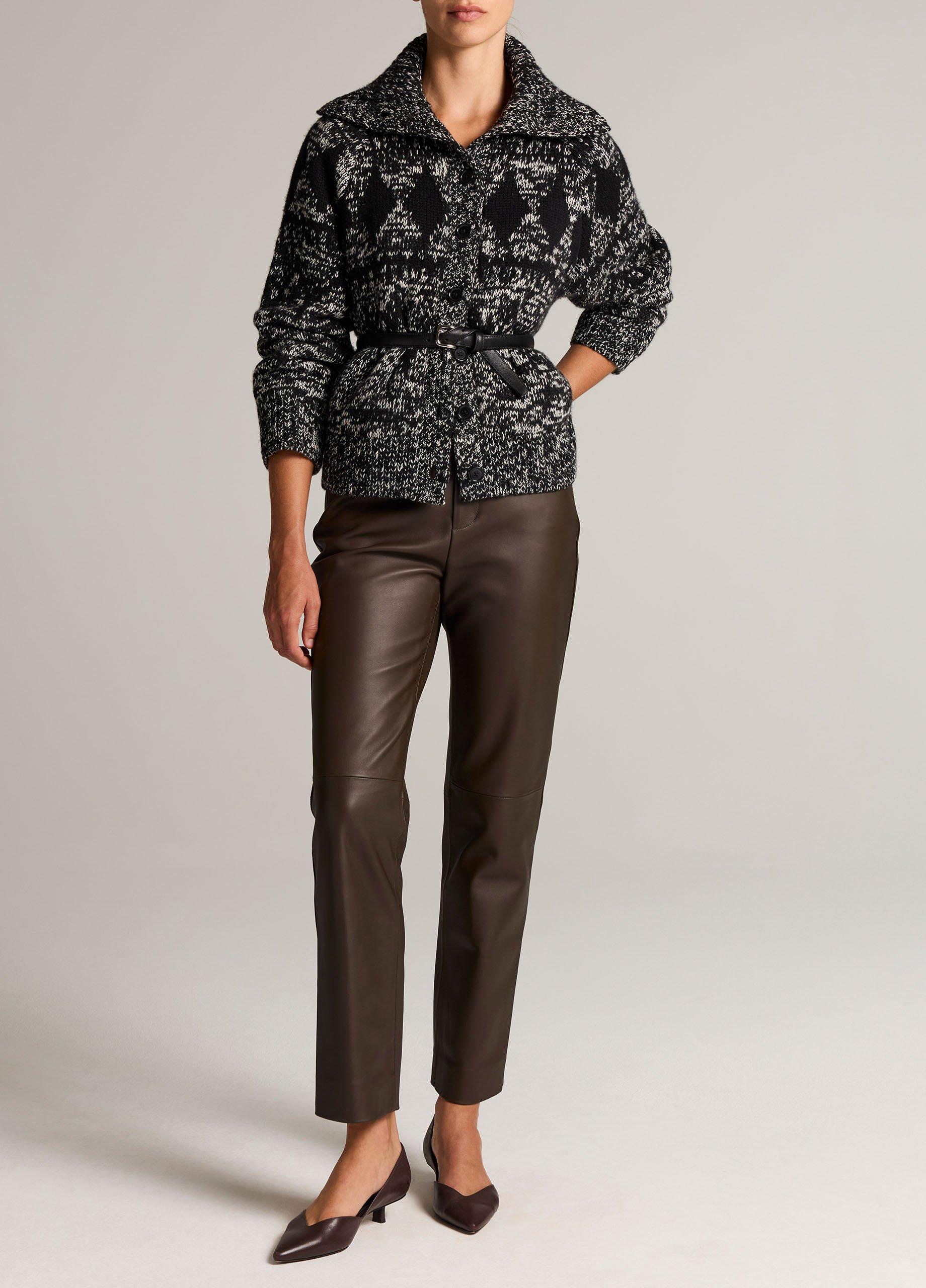 Marled Fair Isle Wool-Blend Boxy Cardigan image number 3