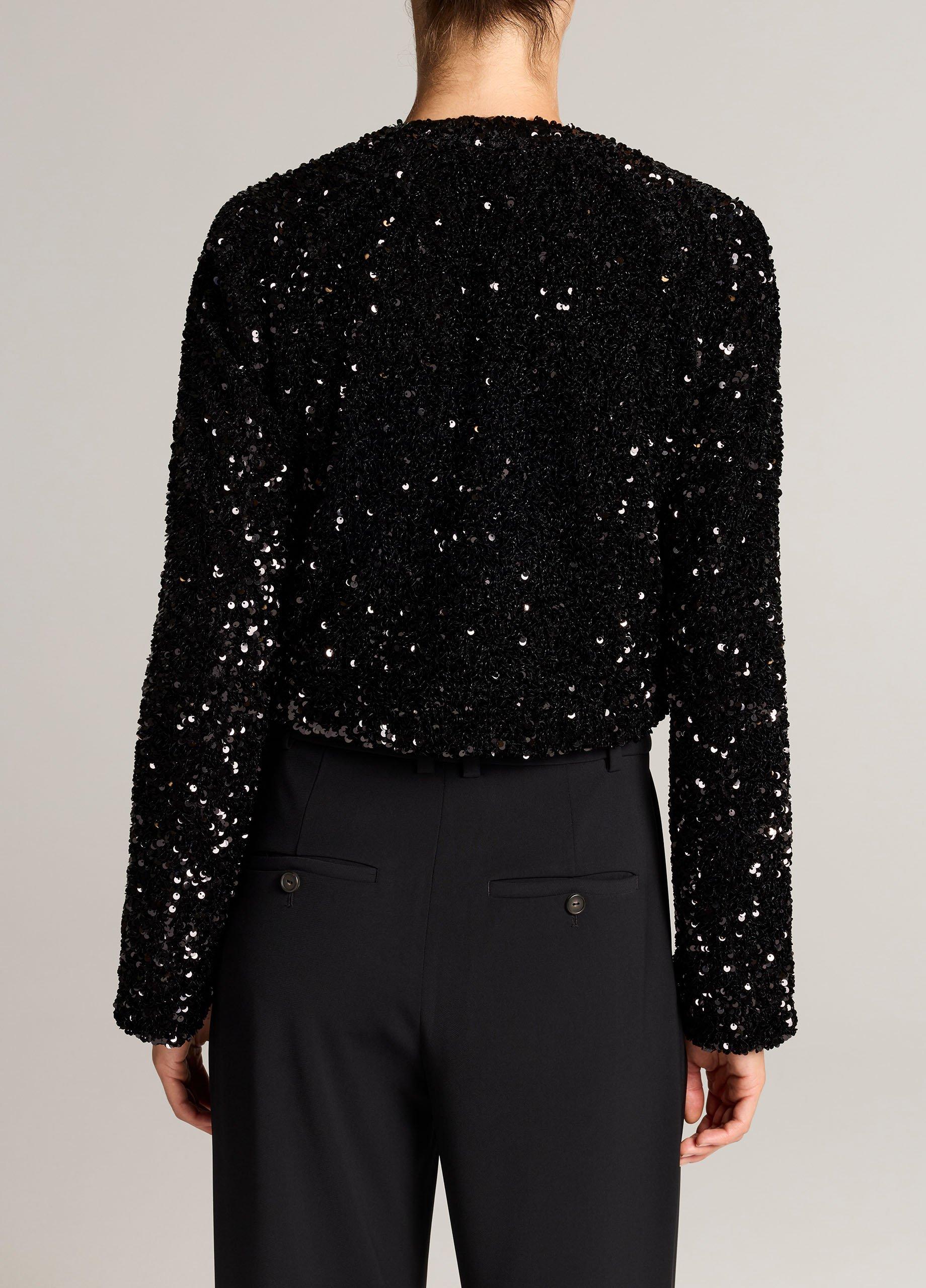 Sequined Velvet Jacket image number 2