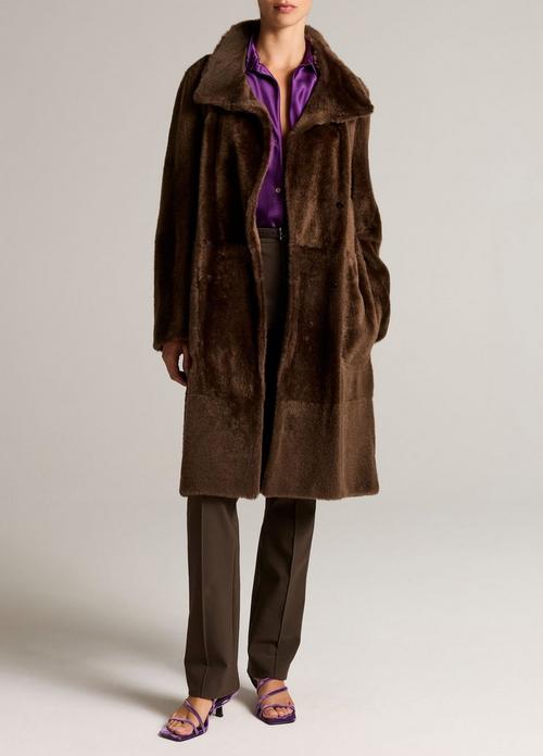 Reversible Shearling Coat