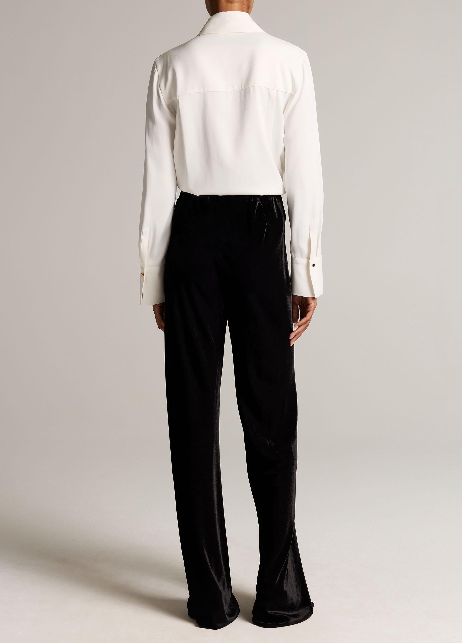 Colette High-Rise Velvet Bias Pant image number 2
