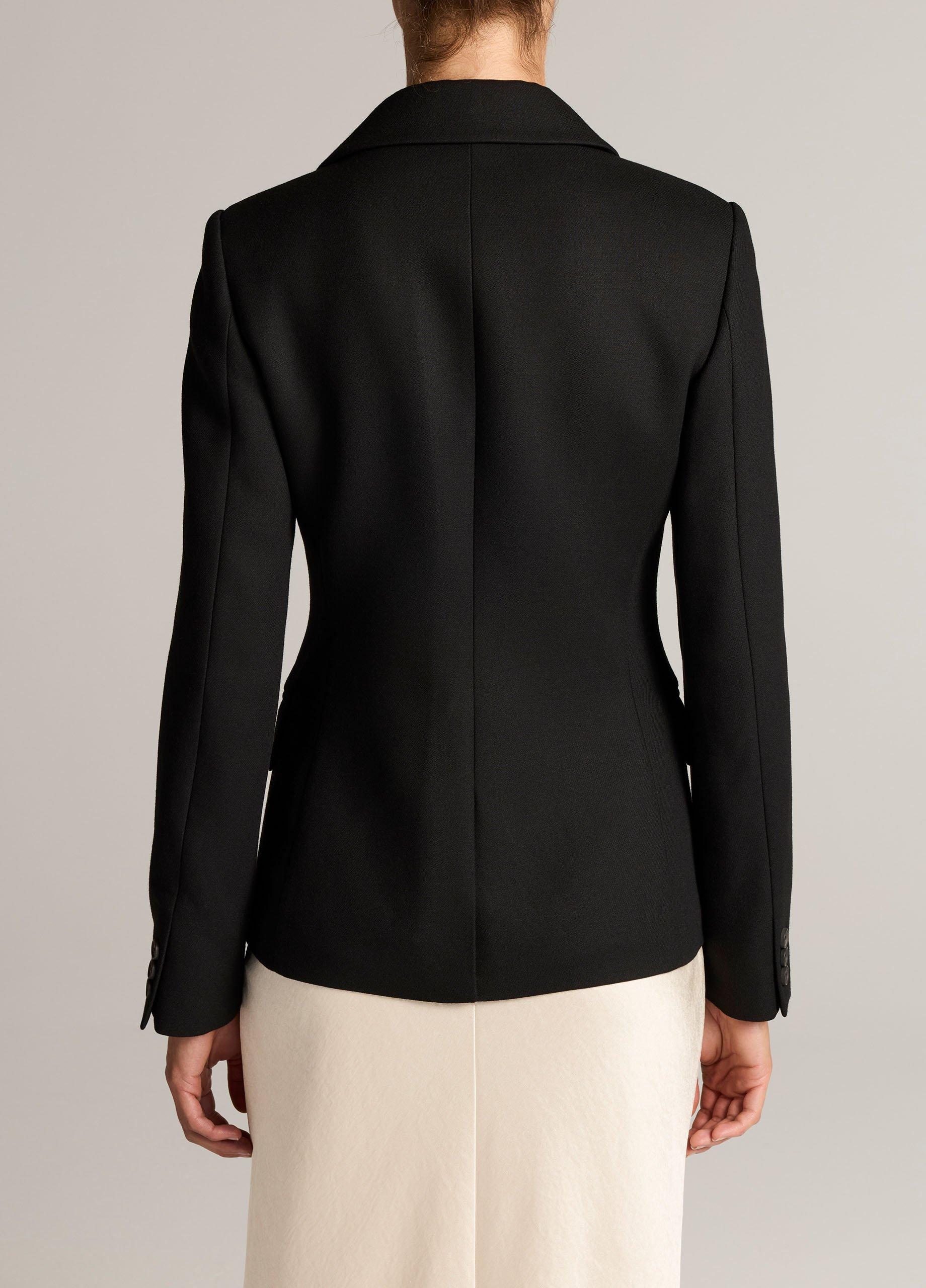 Sculptural Fitted Buttoned Jacket image number 2